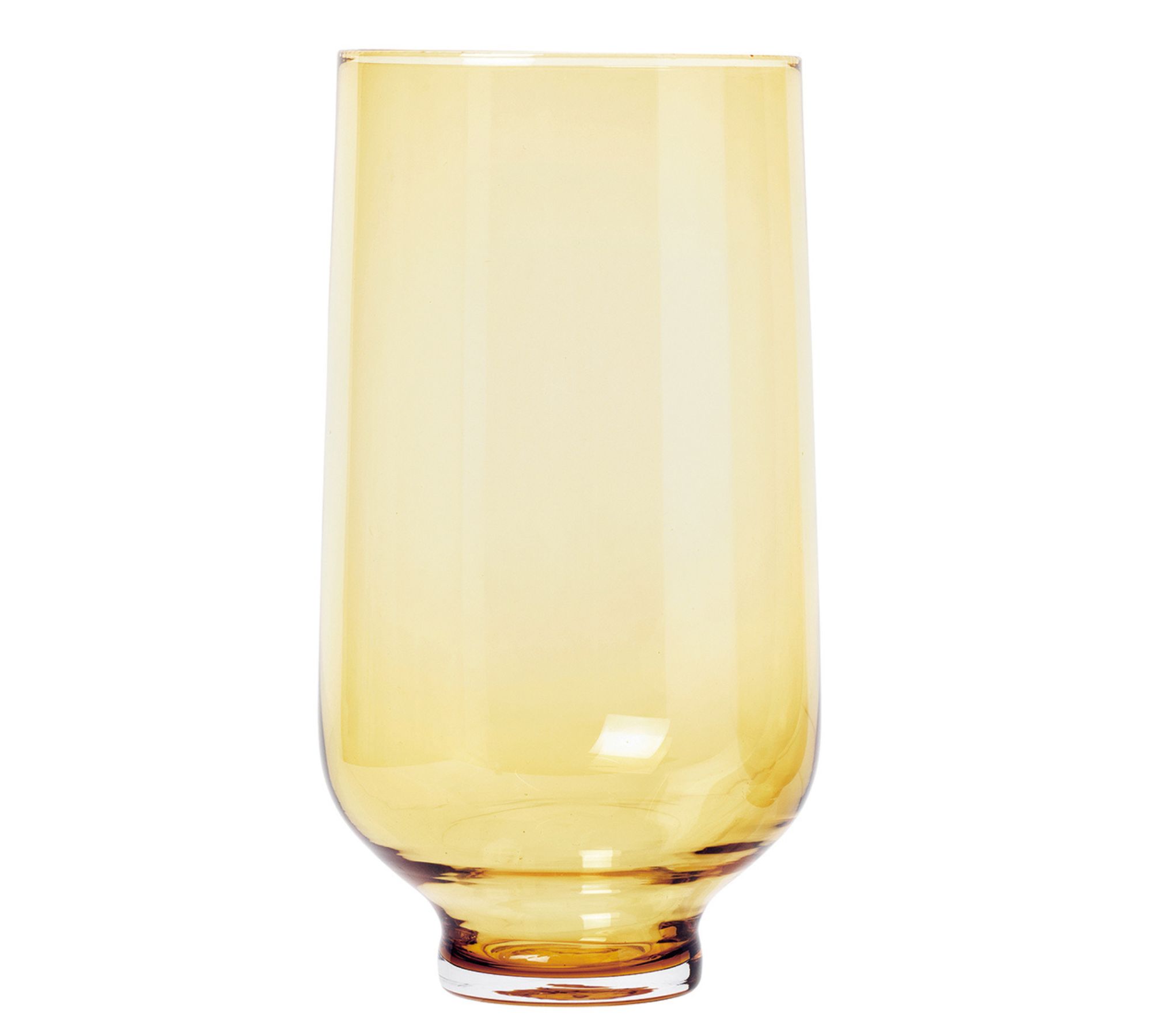 2x Trinkglas Flow Glas Gold
