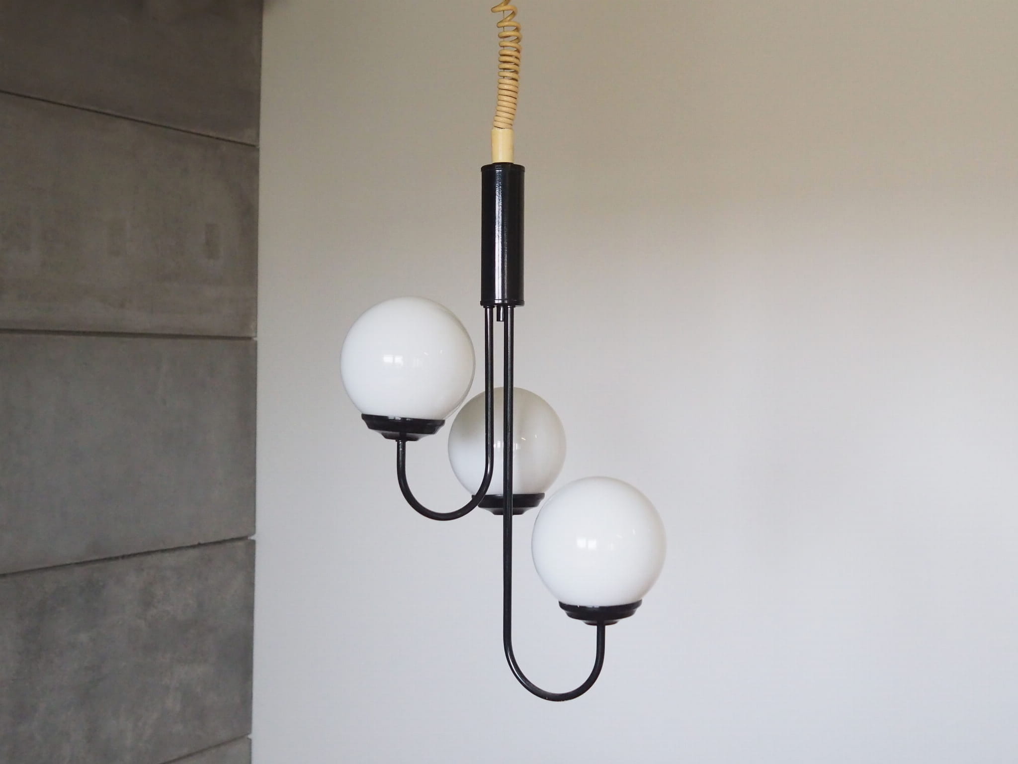 Vintage Pendant Lamp Glass Multicolored 1990s