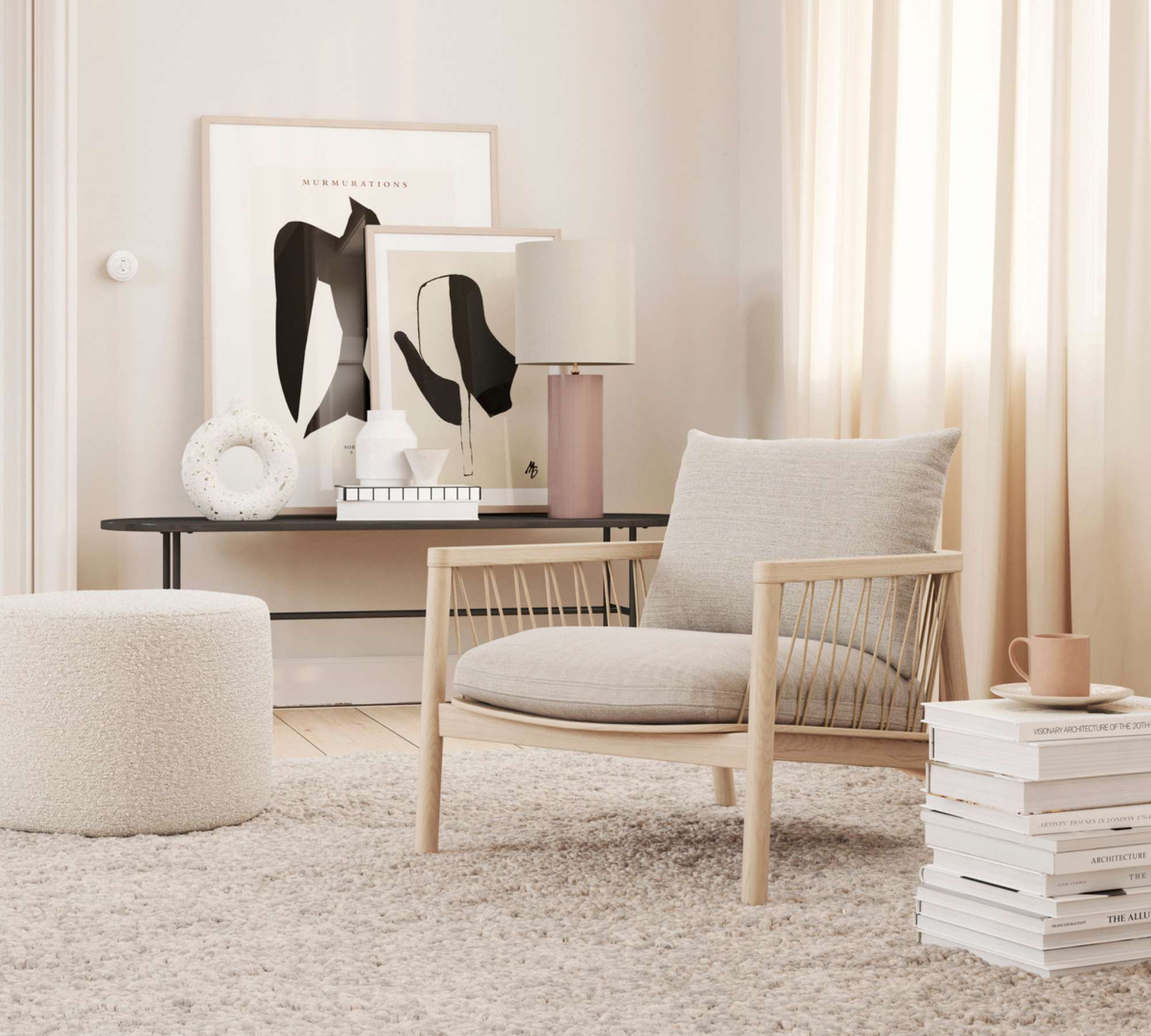 Pouf No. 9 Maya Cream