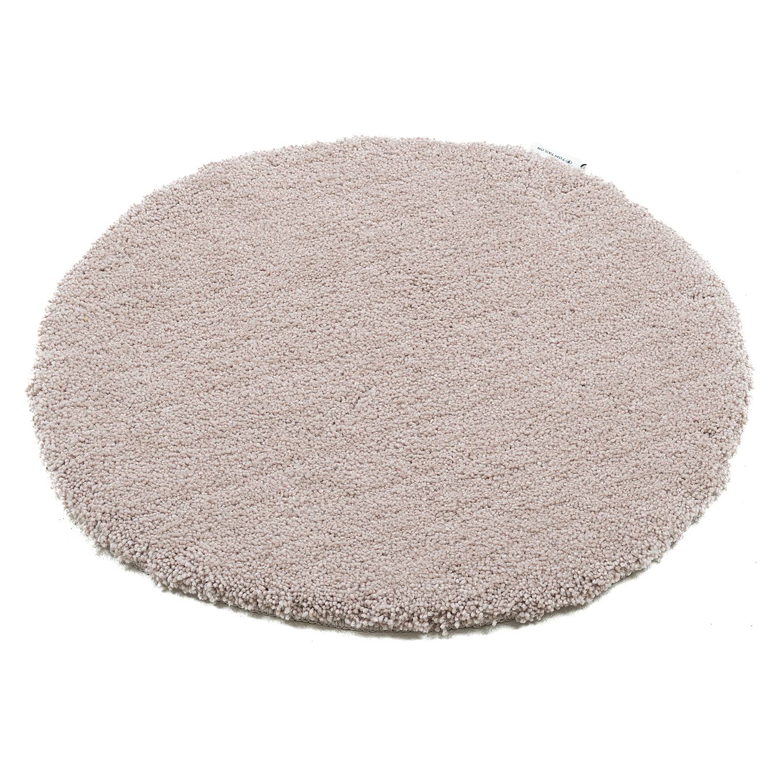 Cozy Bath Uni Badvorleger Beige Ø 60cm