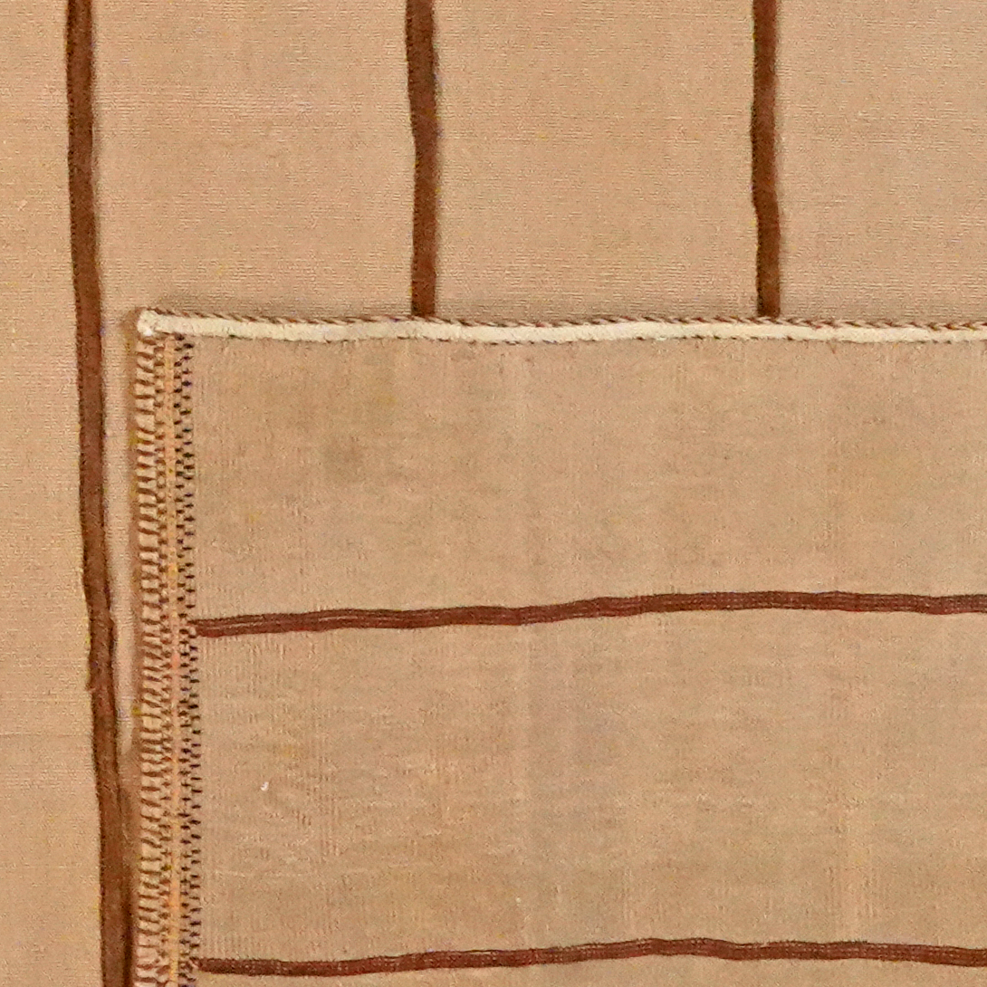 Kilim Afshar Teppich Hellbraun