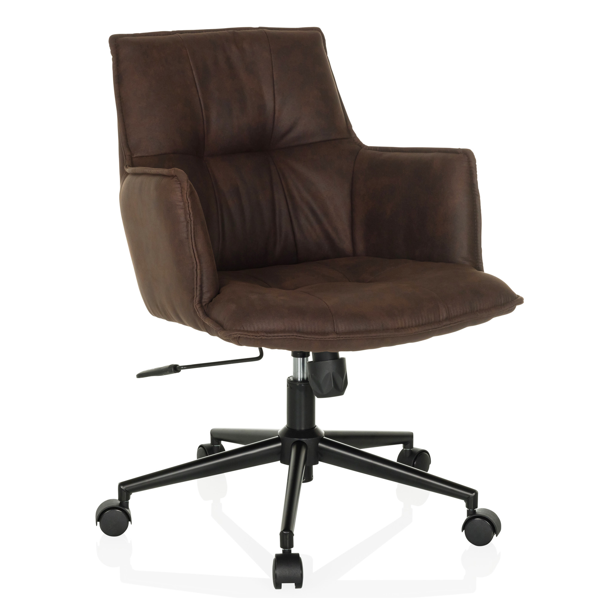 Solao Life  Office Chair Swivel Fabric Dark Brown