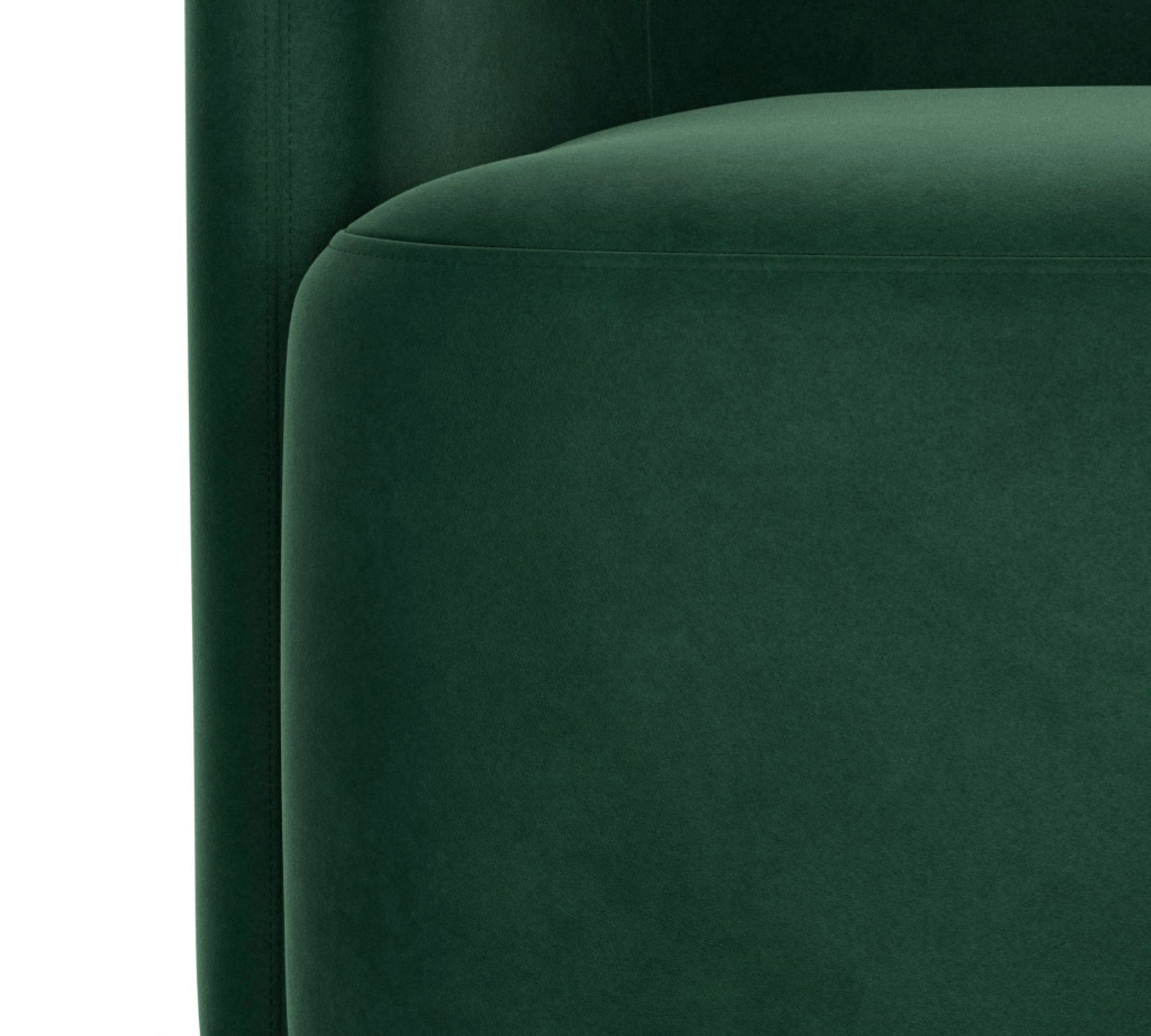 Blair Dreh-Sessel Velour Lux Dark Green