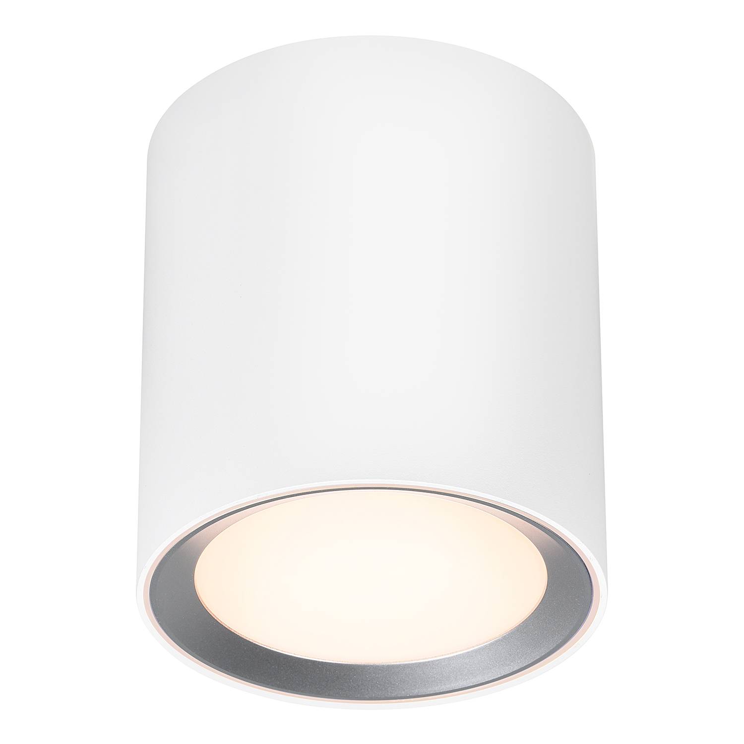 LED-Badleuchte Landon Smart Stahl PVC Weiß 13 x 14 cm