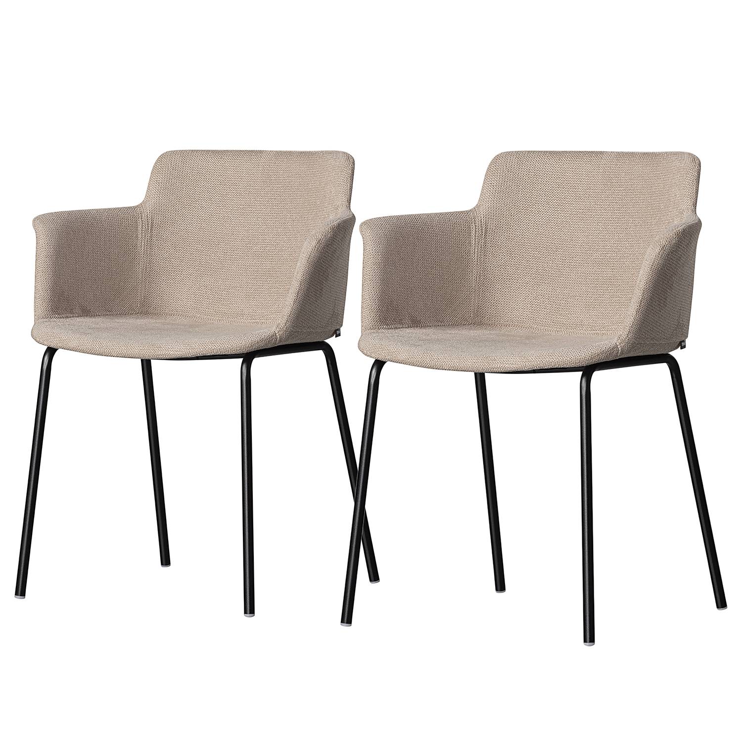 2x Armlehnenstuhl Tieme Sand