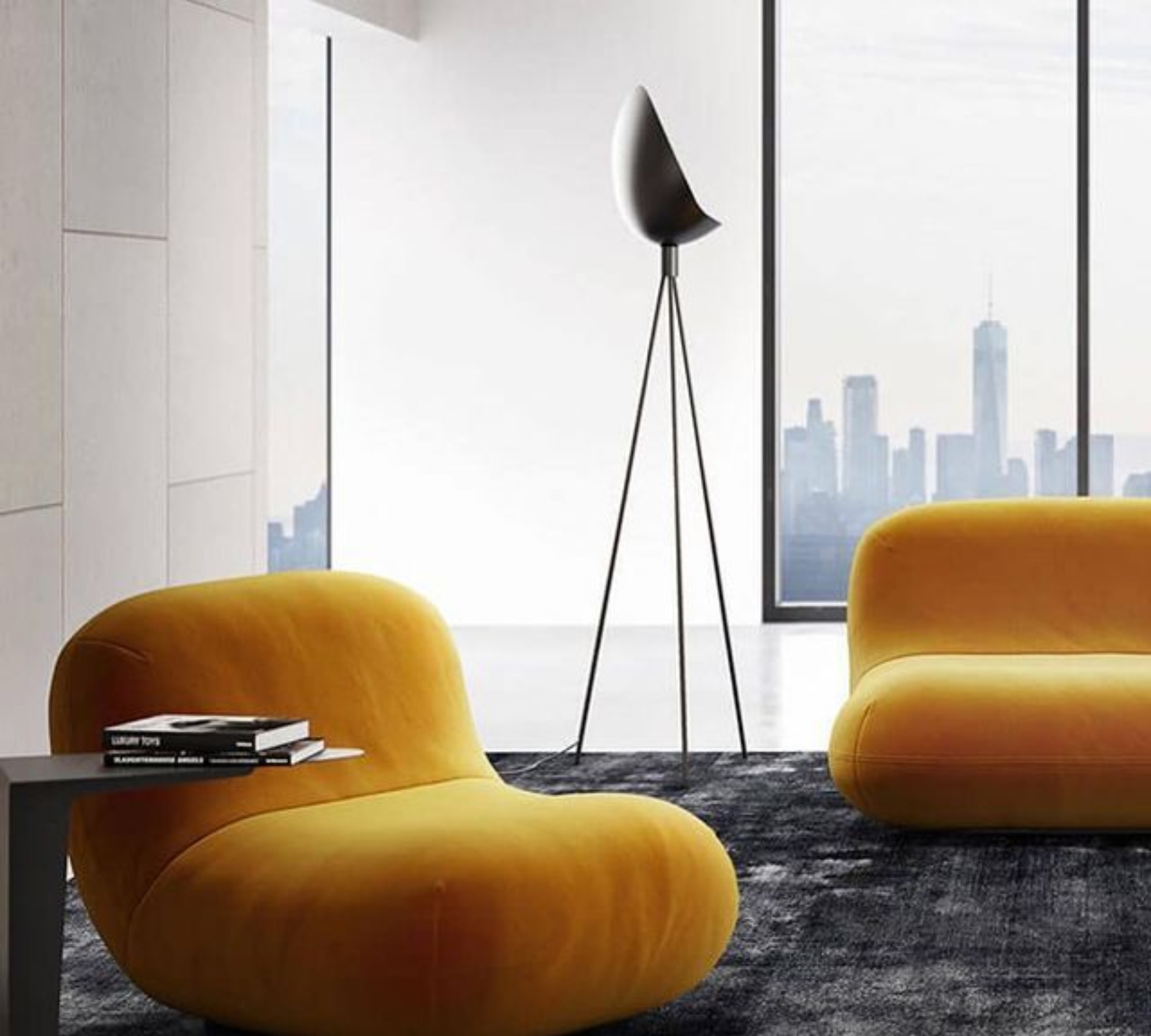 Chelsea Floor Lamp Salto Leather 0966