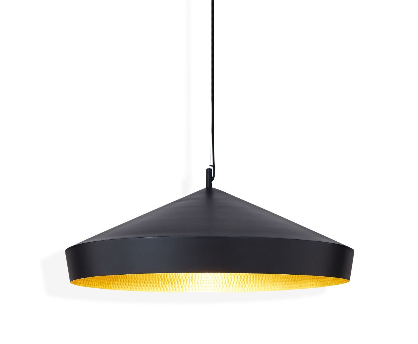 Beat Flat Led Pendelleuchte Schwarz