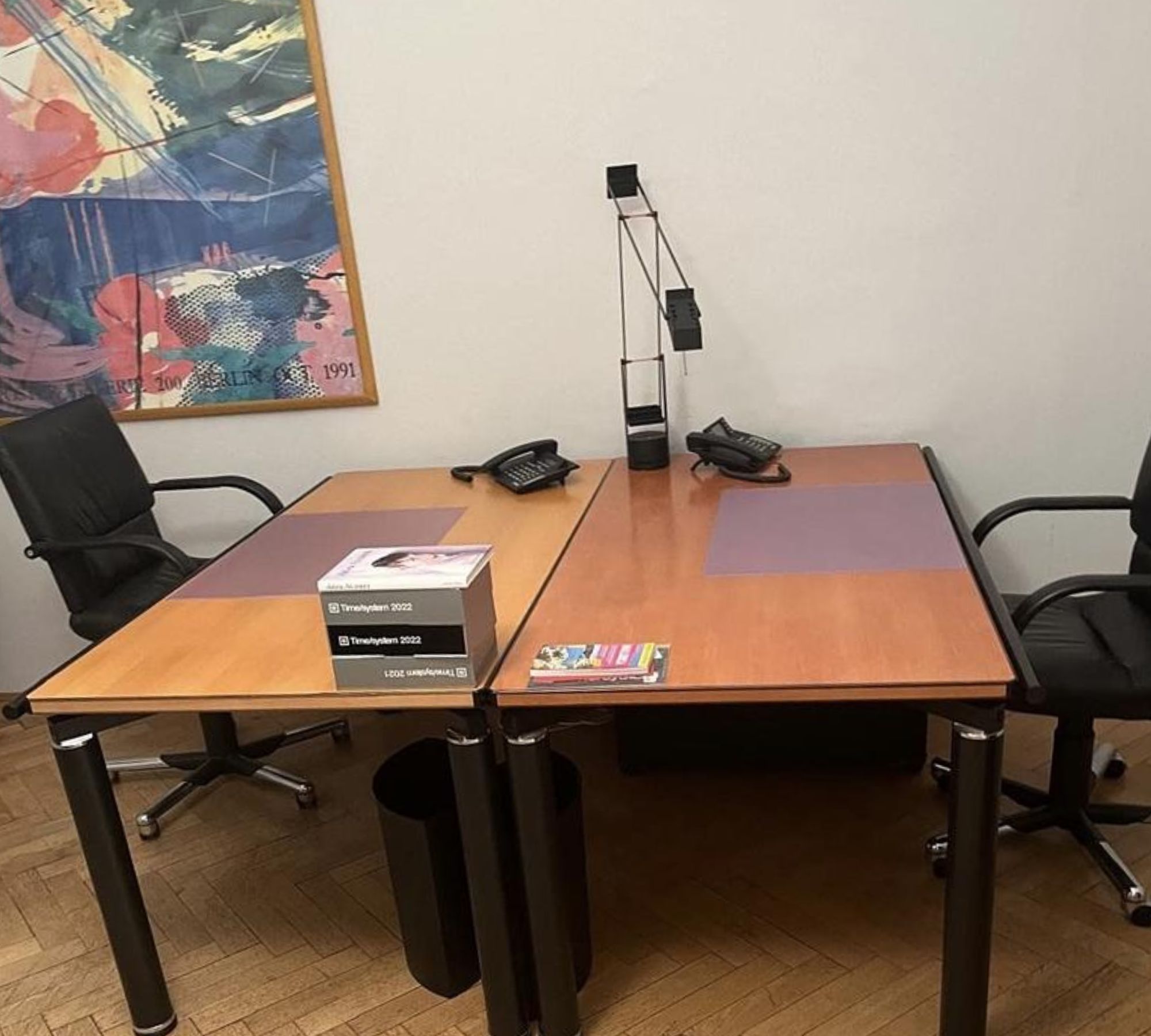 8x Artemide Tizio Tischleuchte Aluminium Schwarz