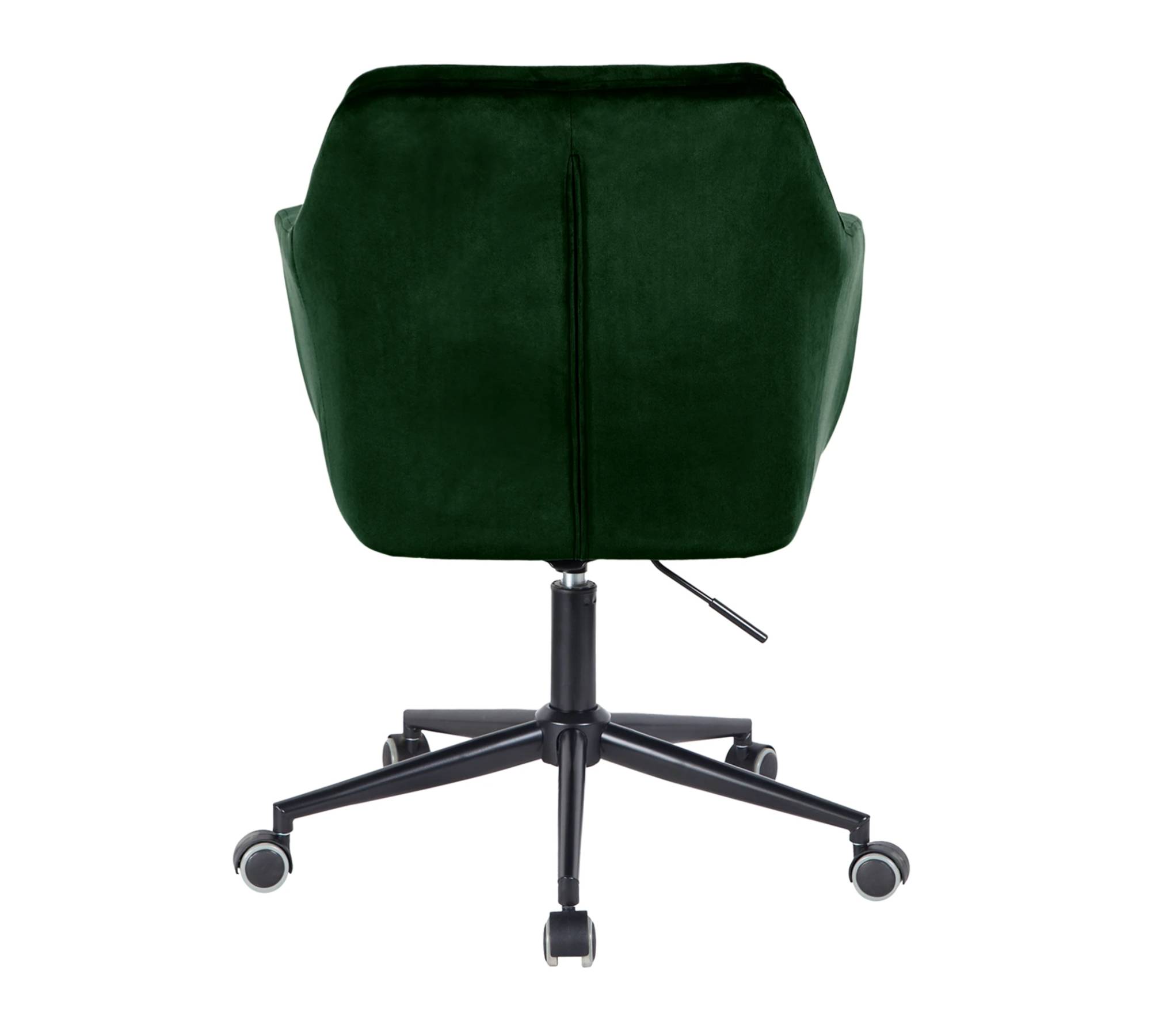 Bürostuhl Drehbar Samt Grün Schwarz