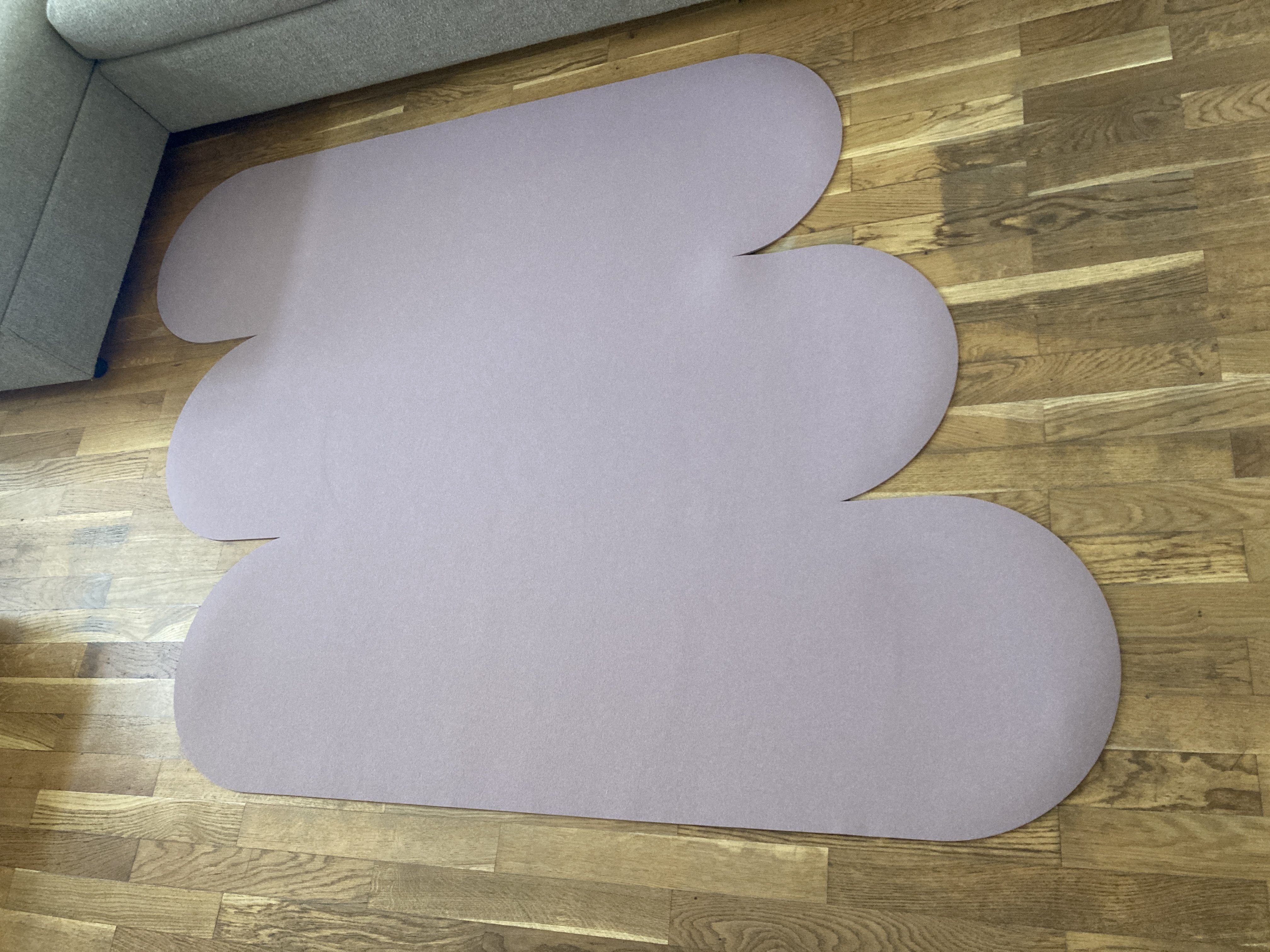 Graphics Teppich Wolle Rosa