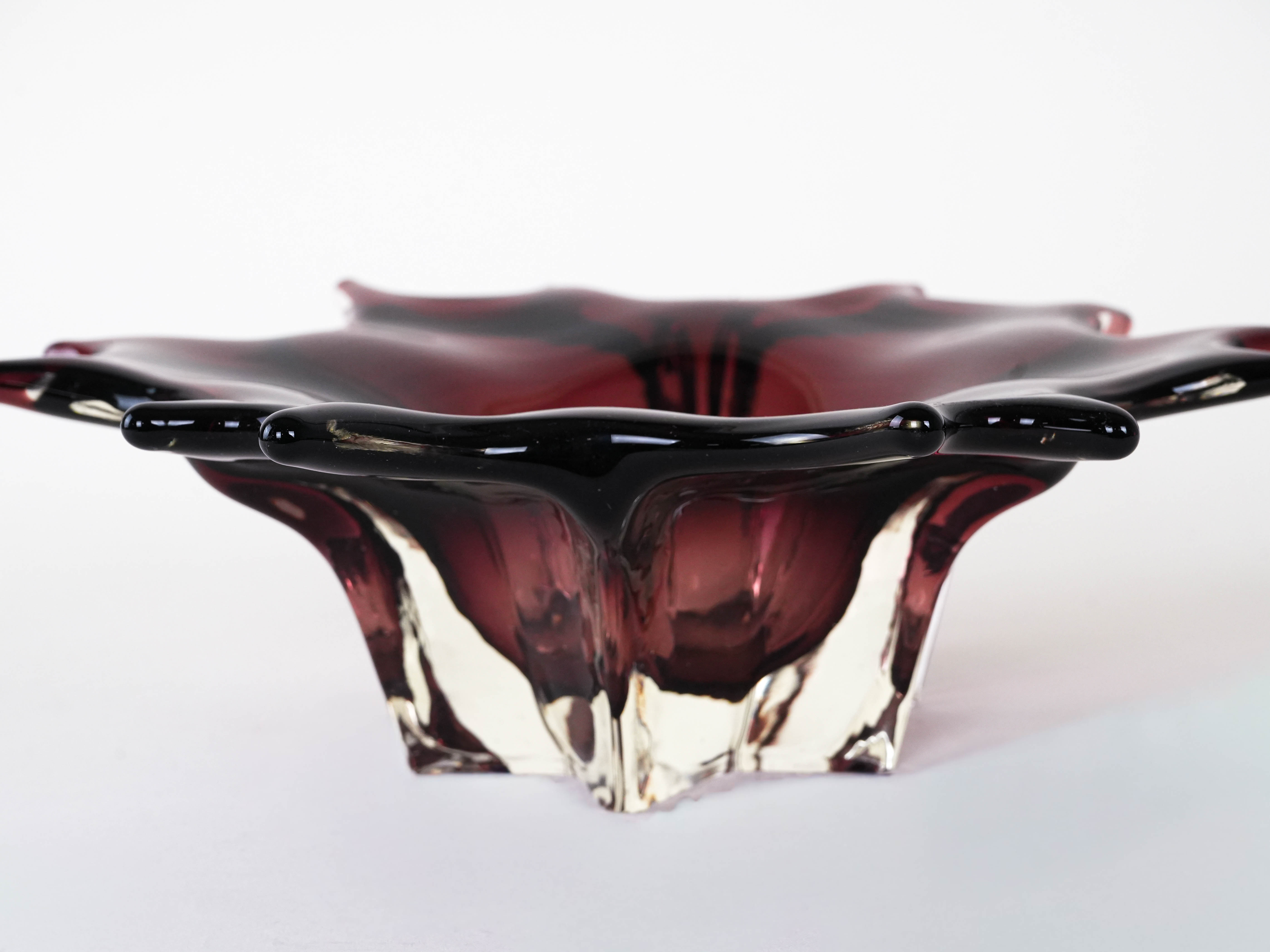 Glassplatte 1970er Jahre 