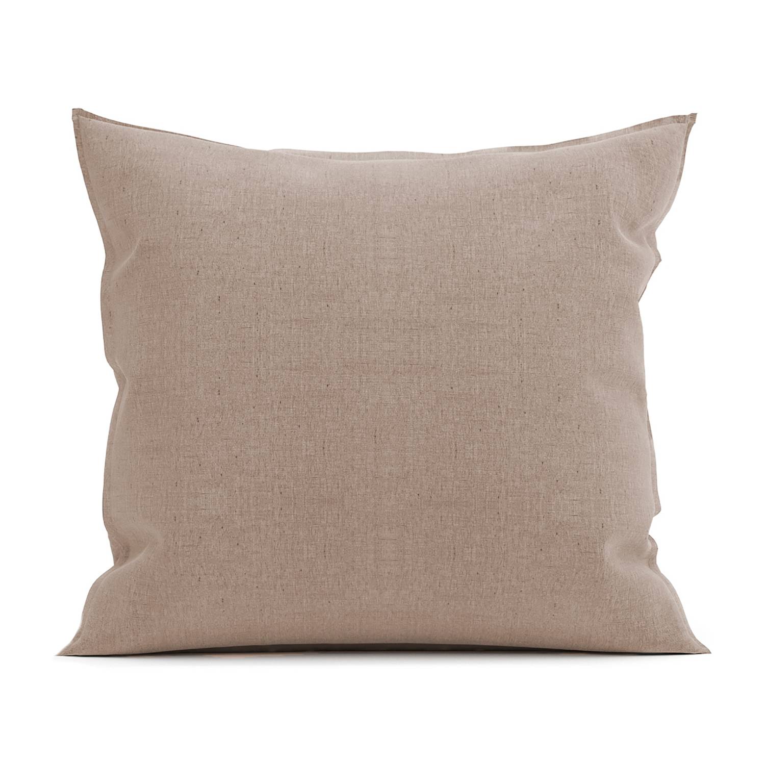 Franela II Kissenbezug Baumwolle Flanell Taupe 50 x 50 cm