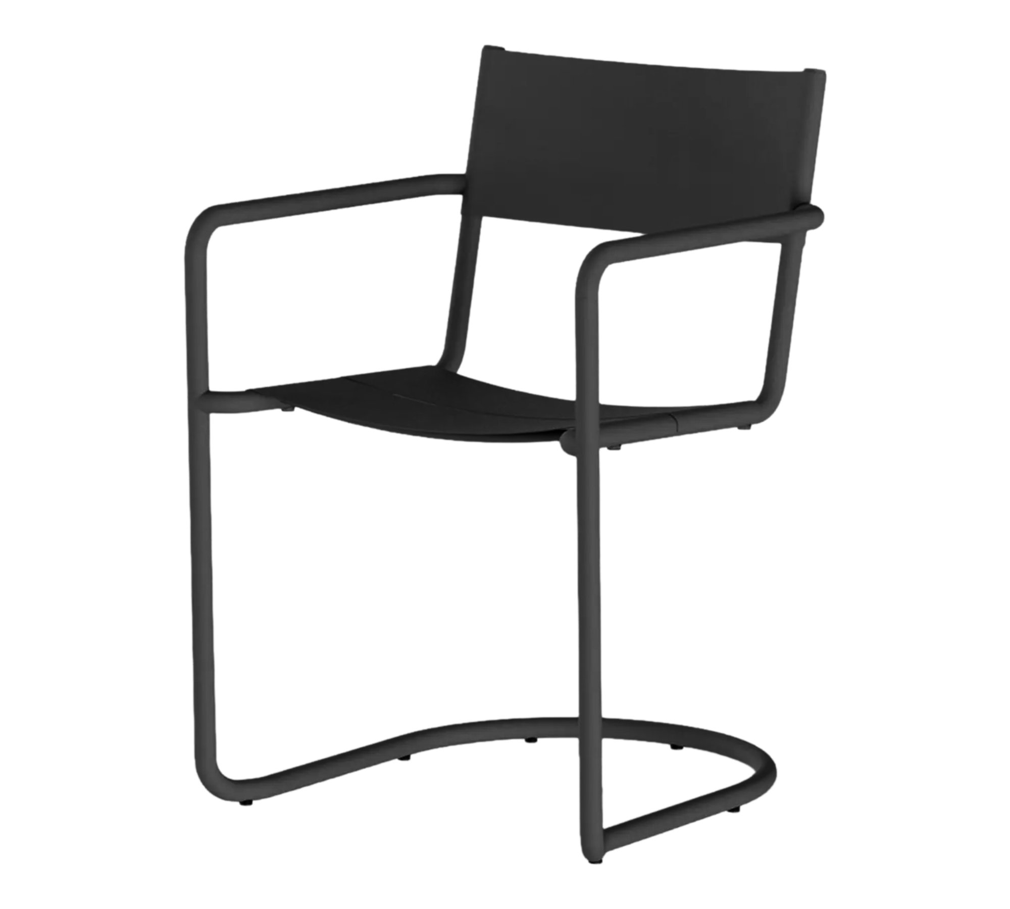 Sine Armlehnstuhl Stapelbar Schwarz