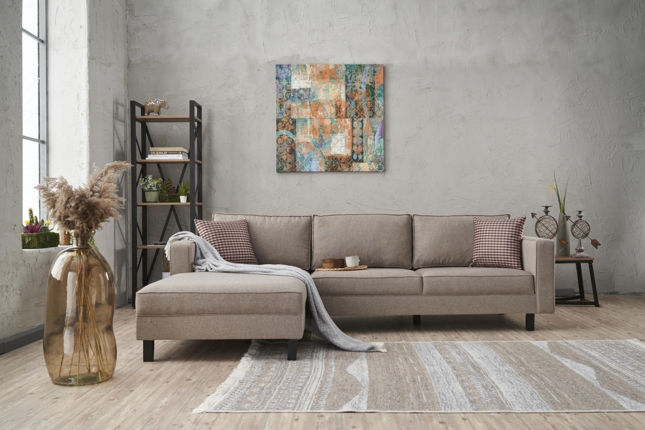 Kale Sofa Récamiere Links Creme