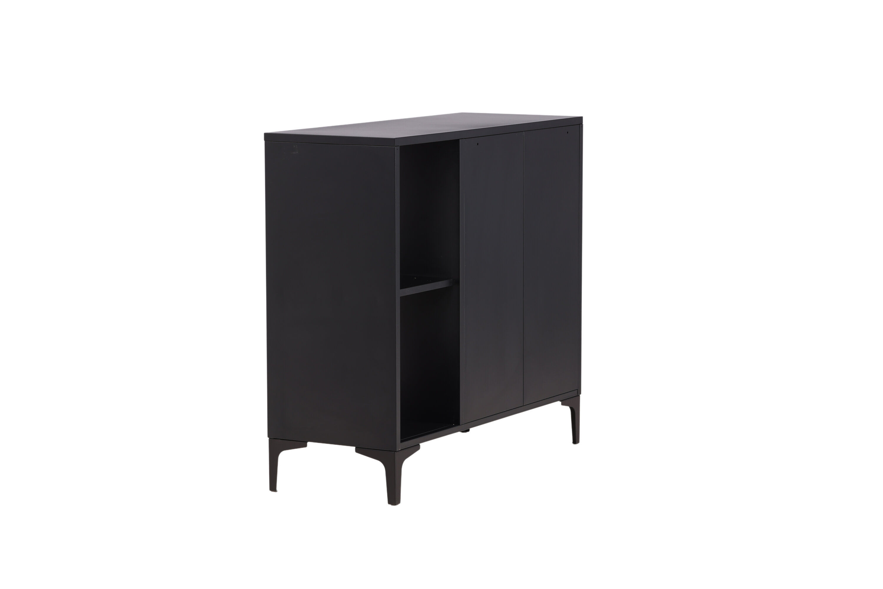 Plate Cabinet Steel Black