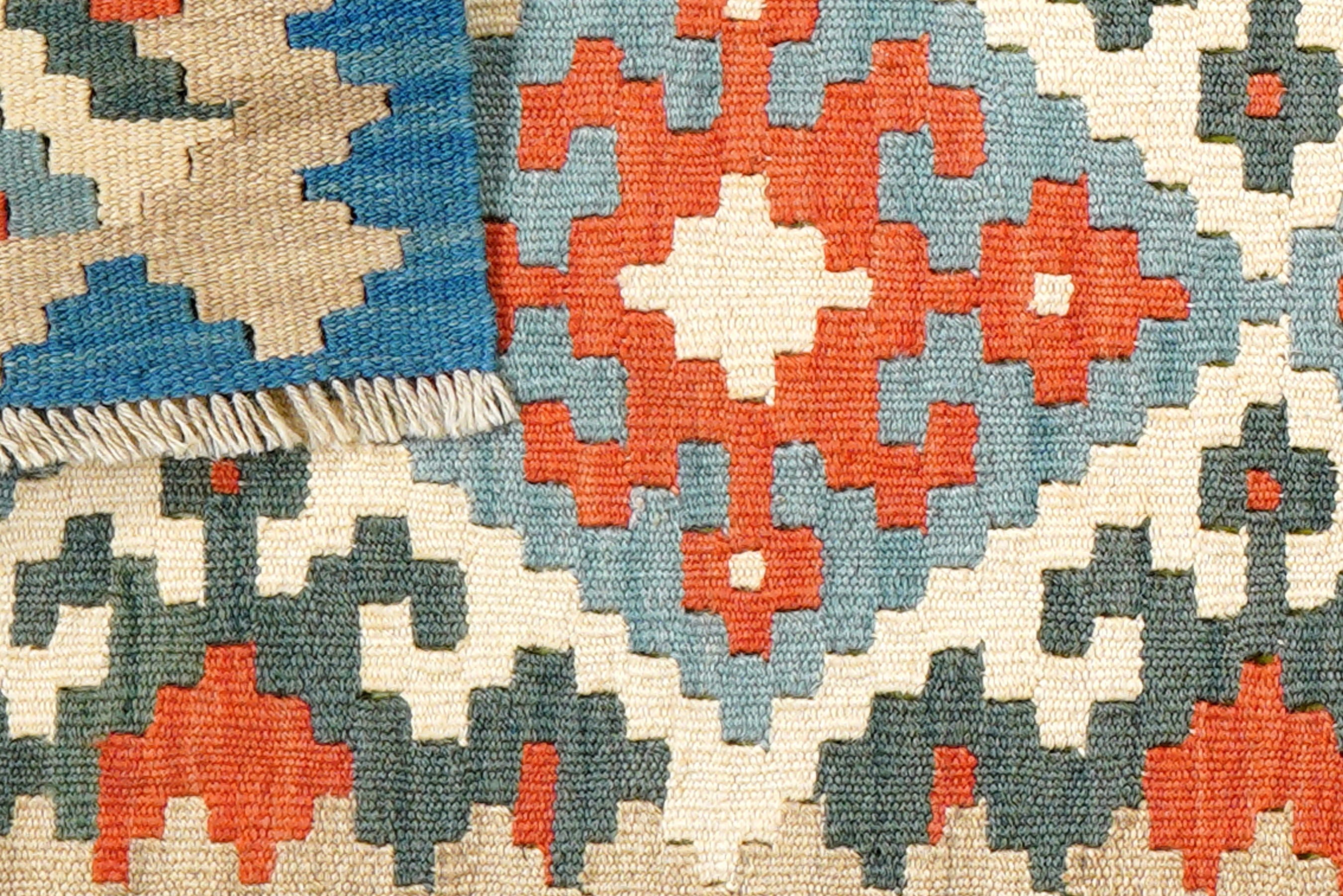 Kelim Gashgai Teppich Wolle Mehrfarbig