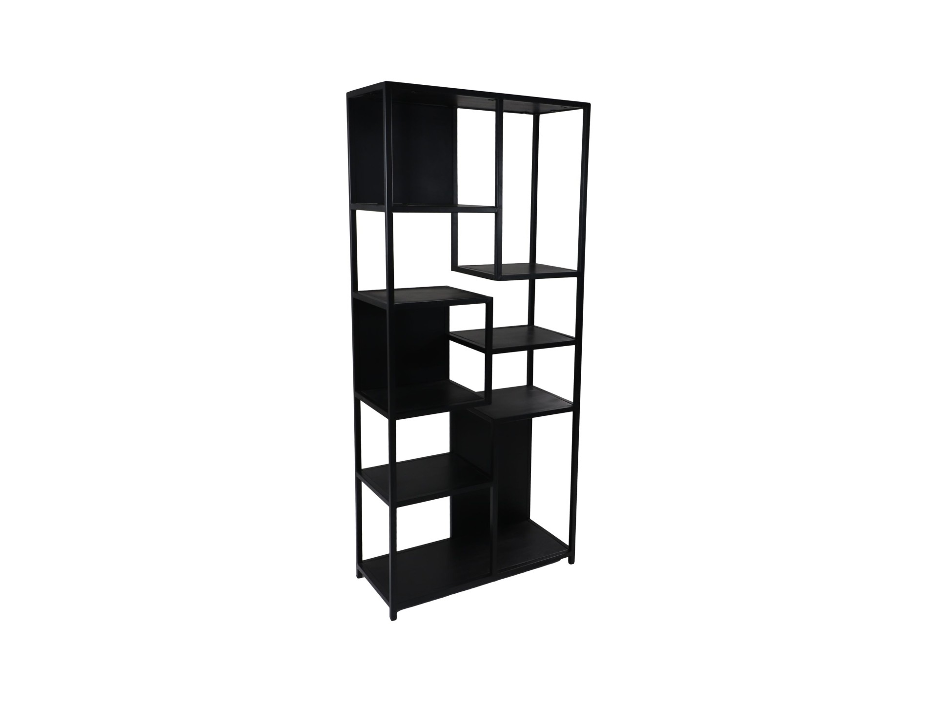Levels Regal Mangoholz Metall Schwarz