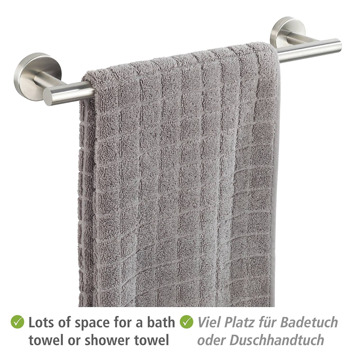 Badetuchstange Bosio Edelstahl Matt