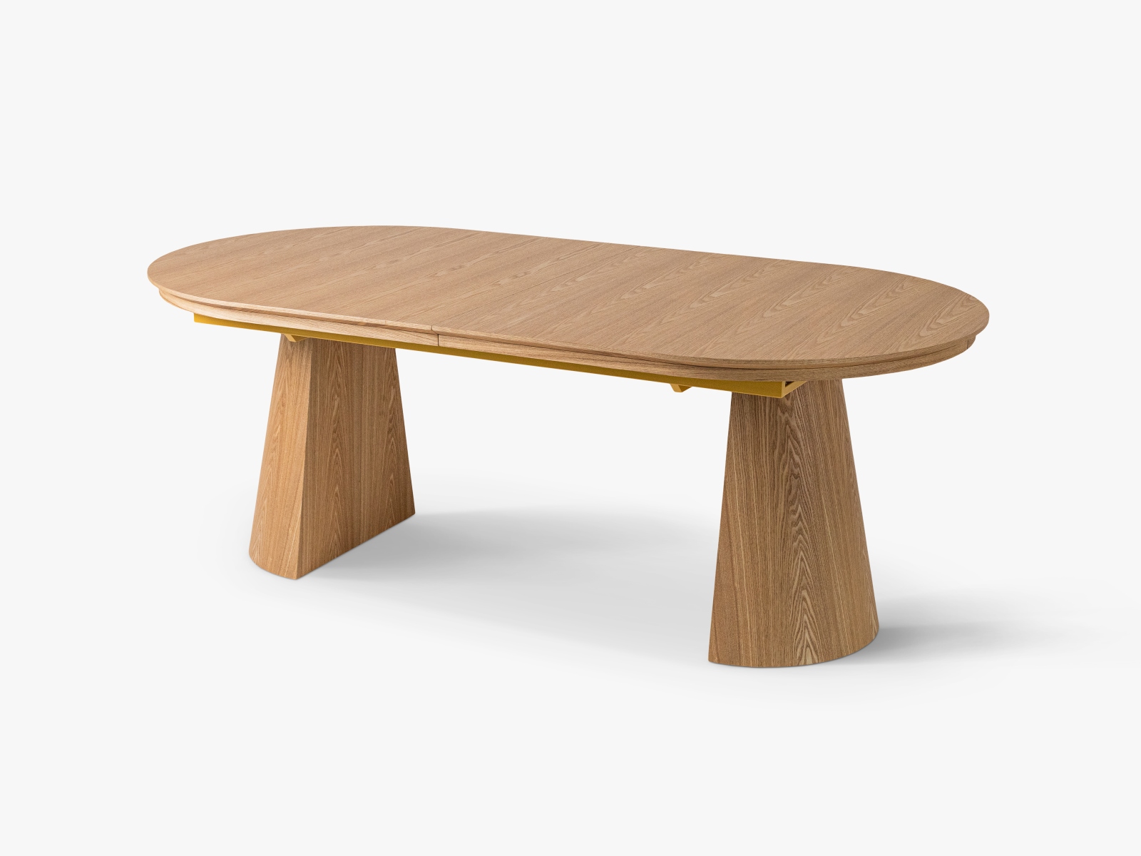 Mana Extendable Dining Table 8-Seater Wood-based Material Natural Oak 210/300x105x76 cm