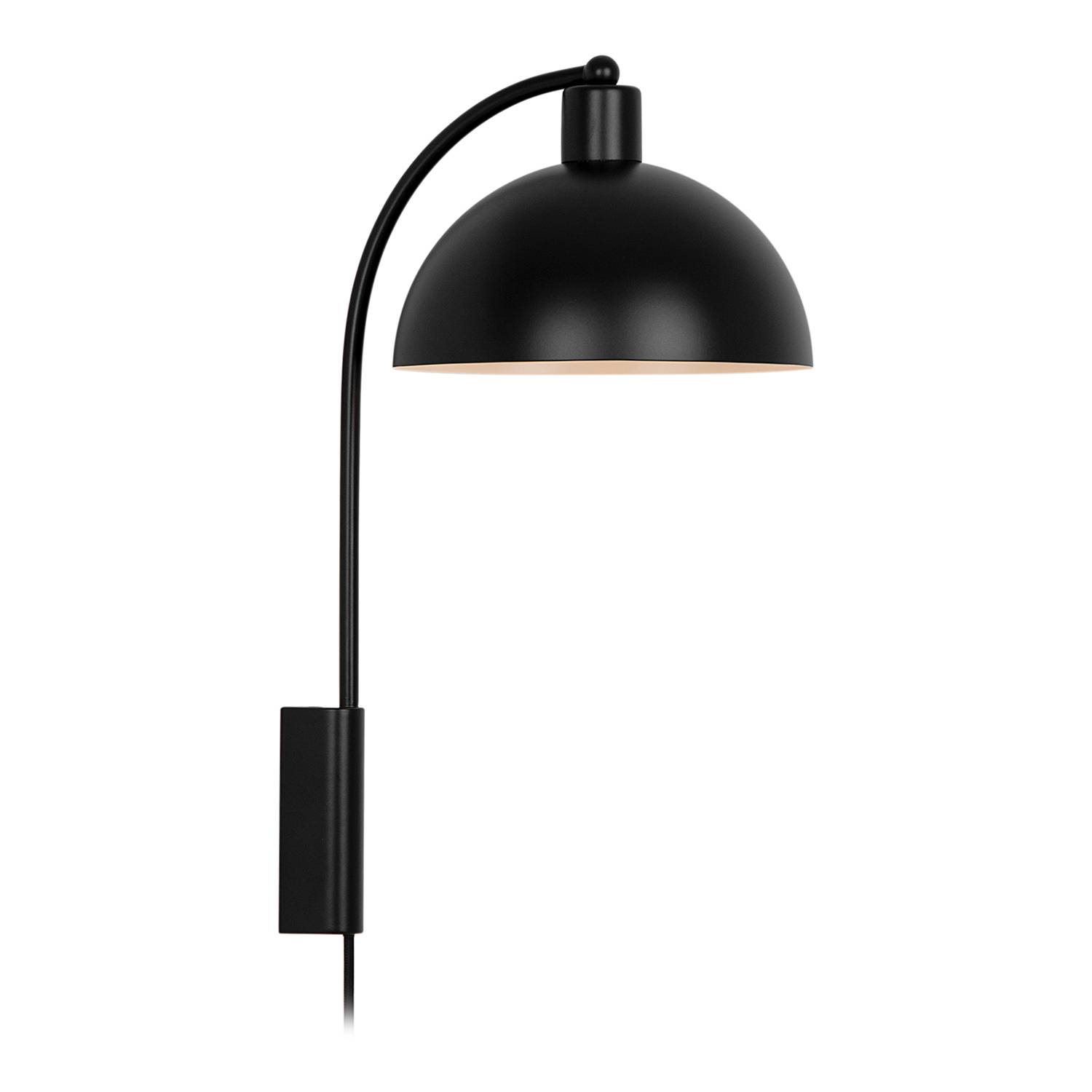 Ellen Wandleuchte Aluminium Schwarz 1-flammig