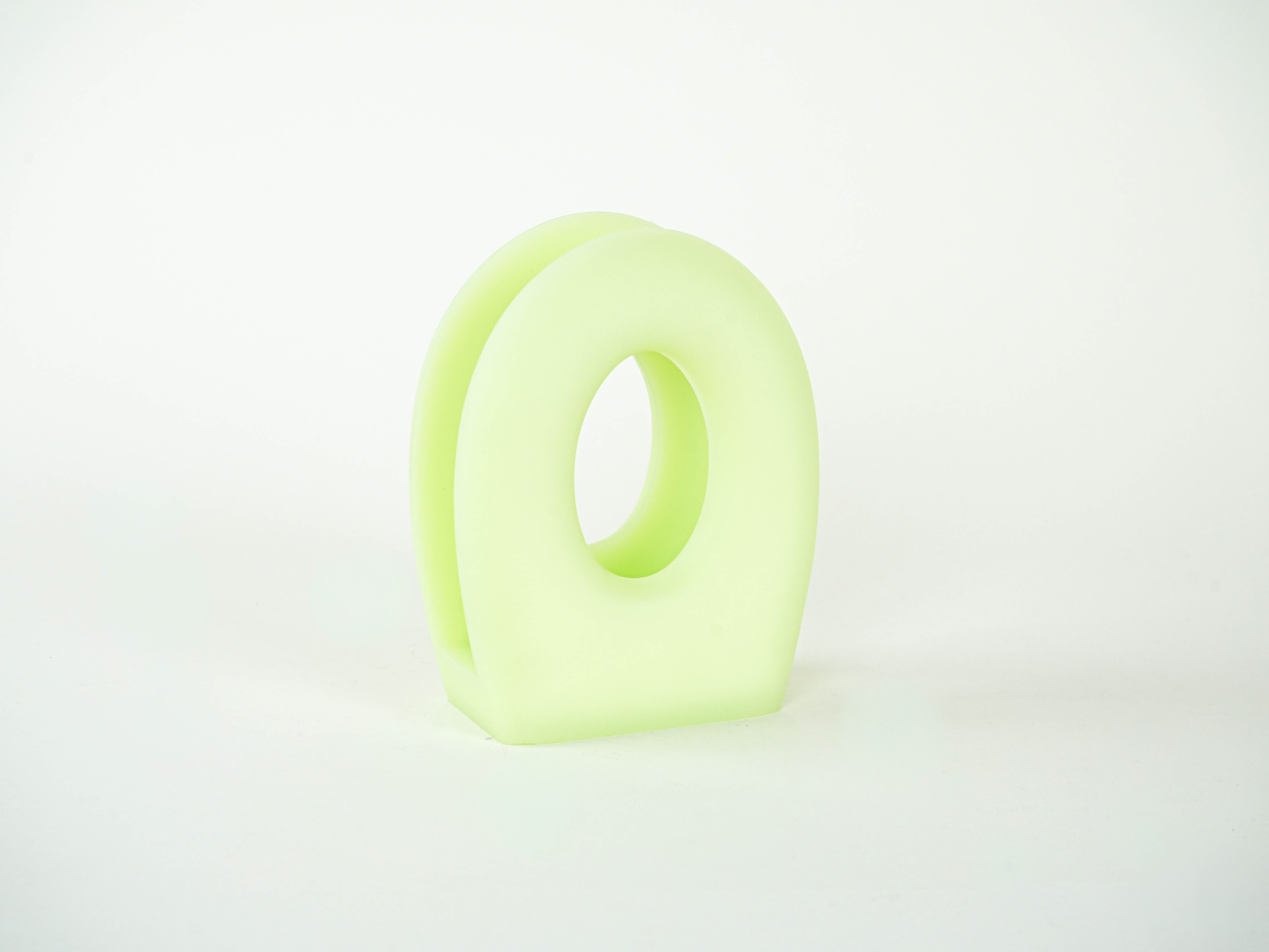 Zeitung-/Taschentuchständer Türkis 1970er Jahre