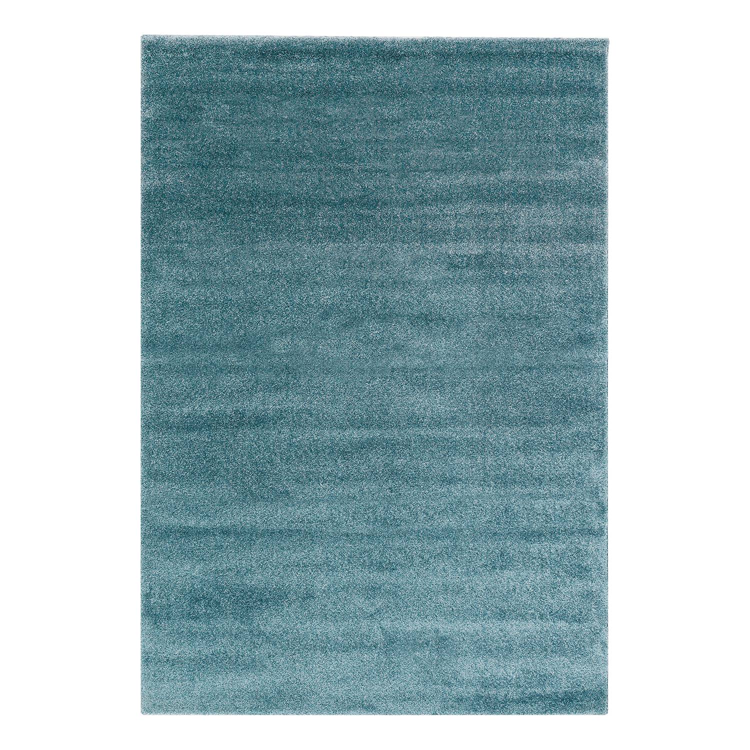 Hochflorteppich Pure Webstoff Türkis 80 x 150 cm