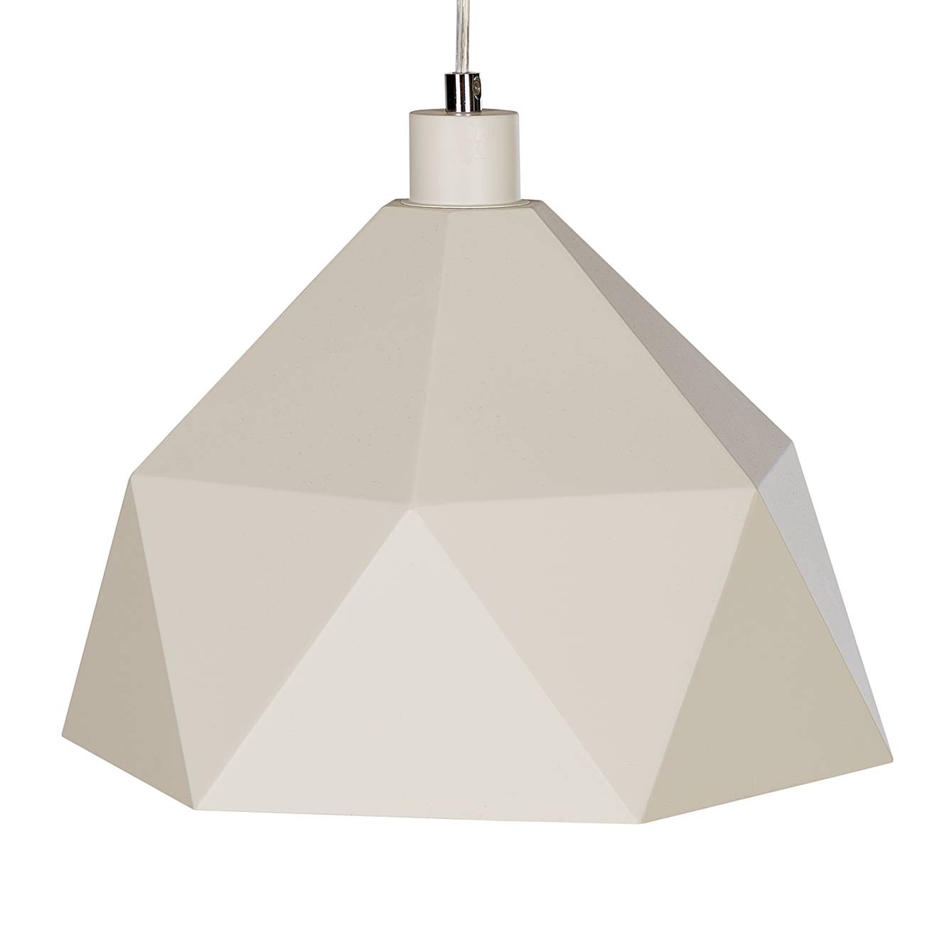 Pendant light Armour iron white