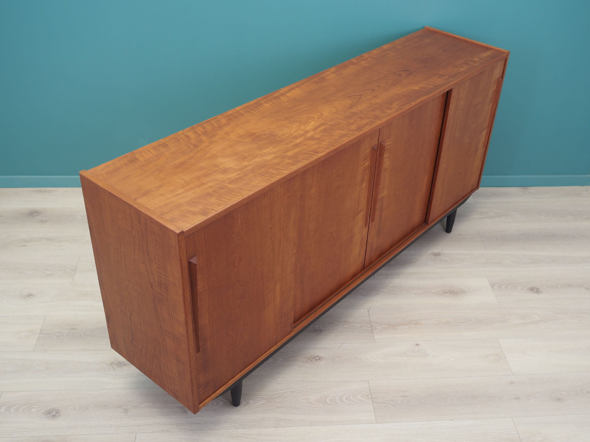 Vintage Sideboard Teakholz Braun 1960er Jahre