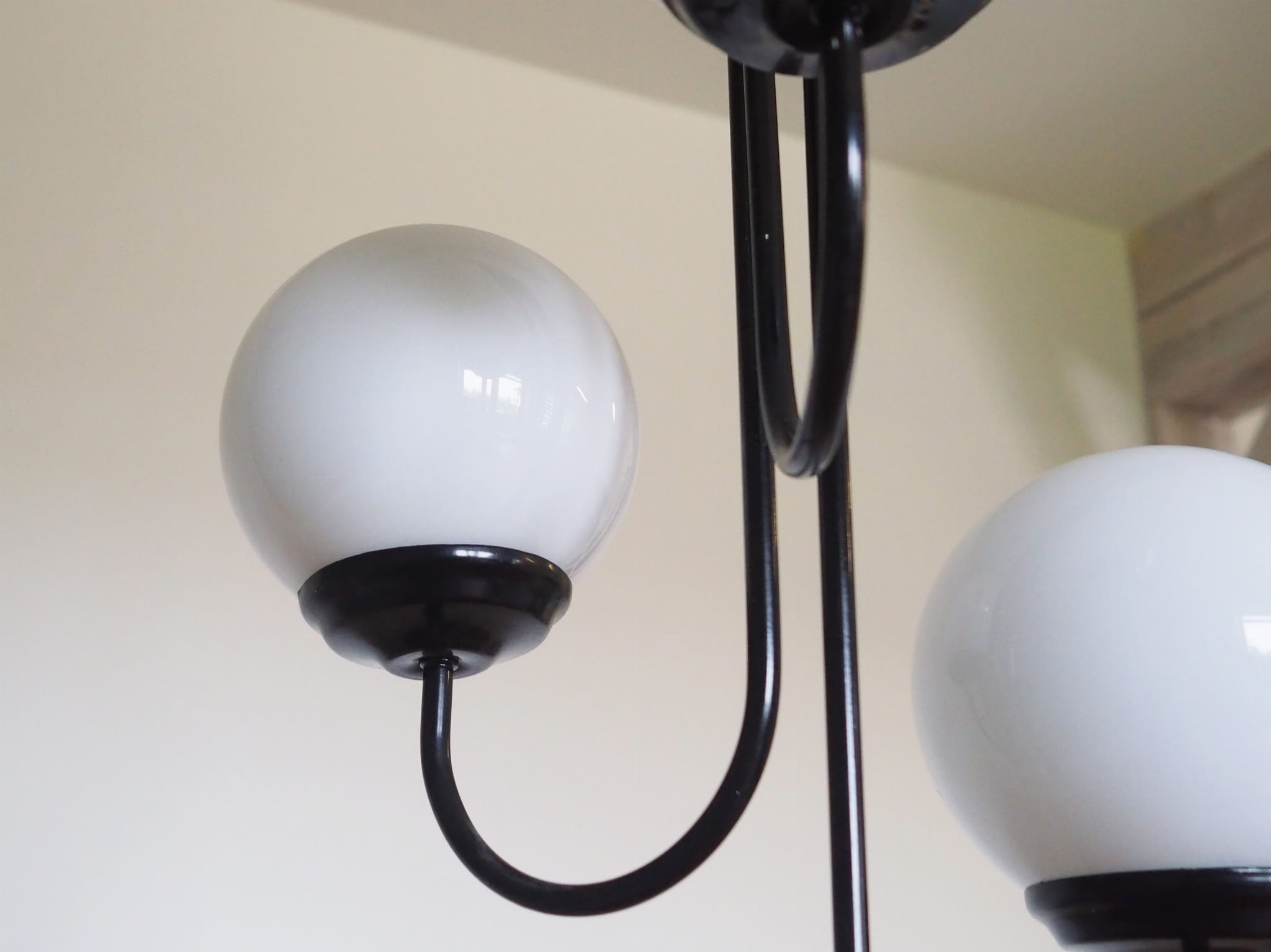Vintage Pendant Lamp Glass Multicolored 1990s