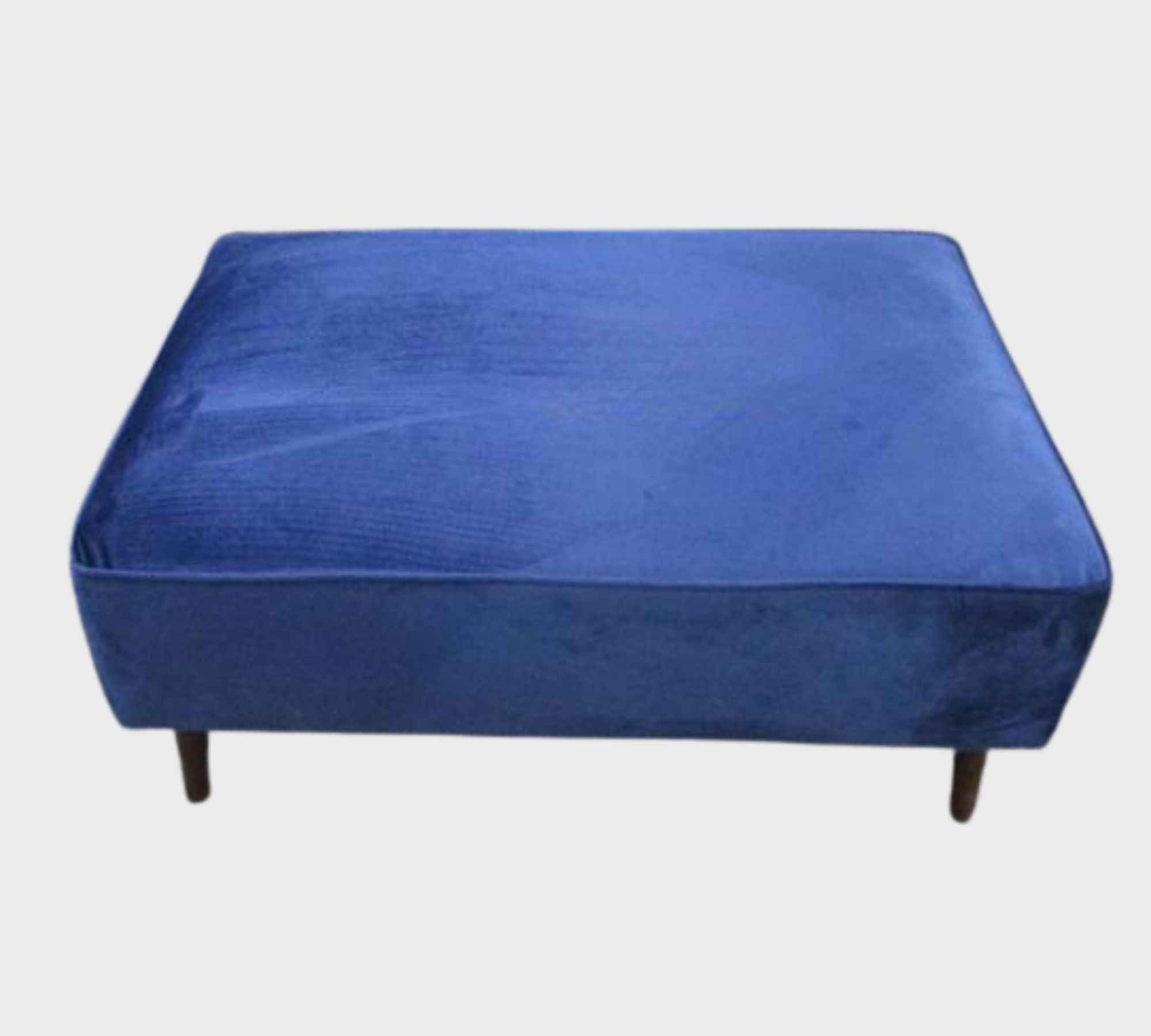 Hocker Samt Blau