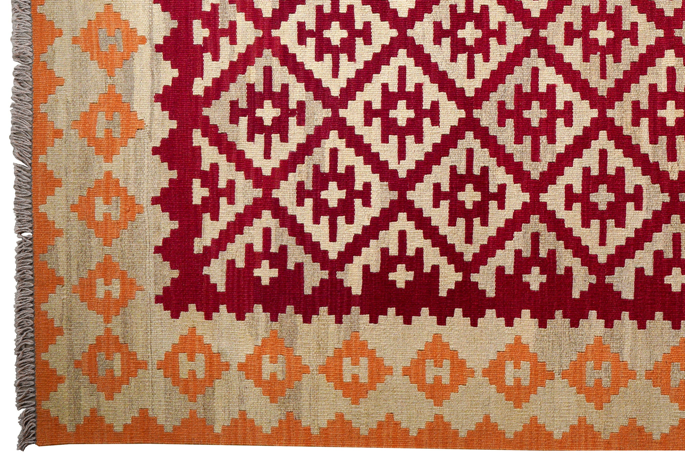 Kilim Gashgai Teppich Rot