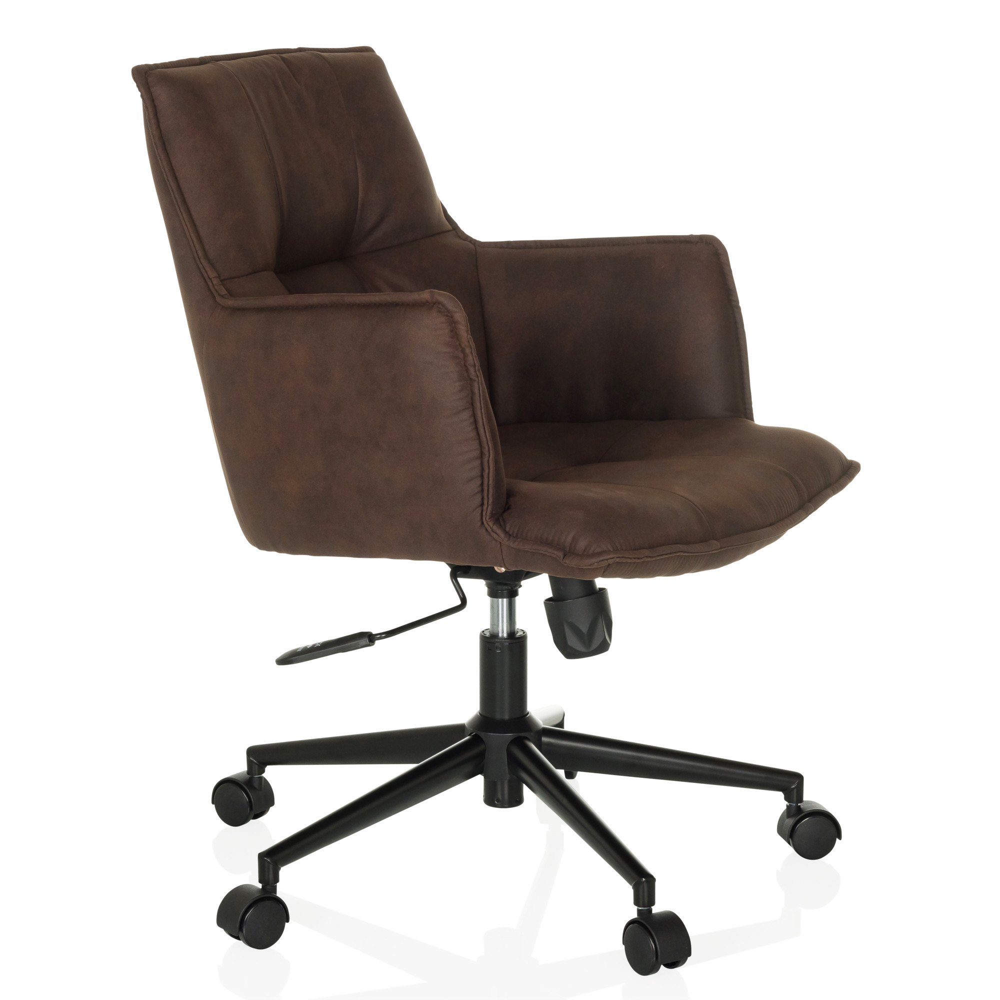 Solao Life  Office Chair Swivel Fabric Dark Brown