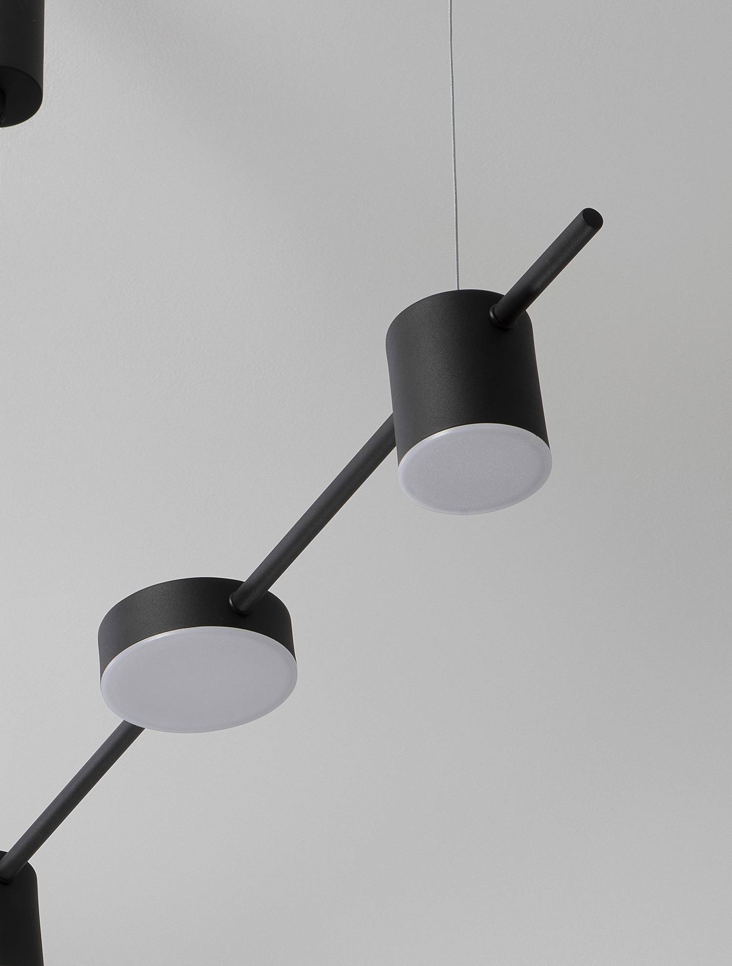 Nordik Typ B Pendelleuchte Aluminium 5-flammig