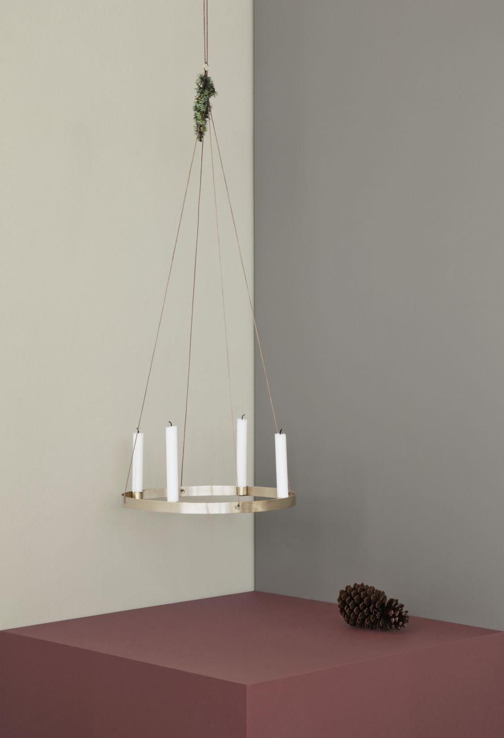Circle Kerzenhalter Gold