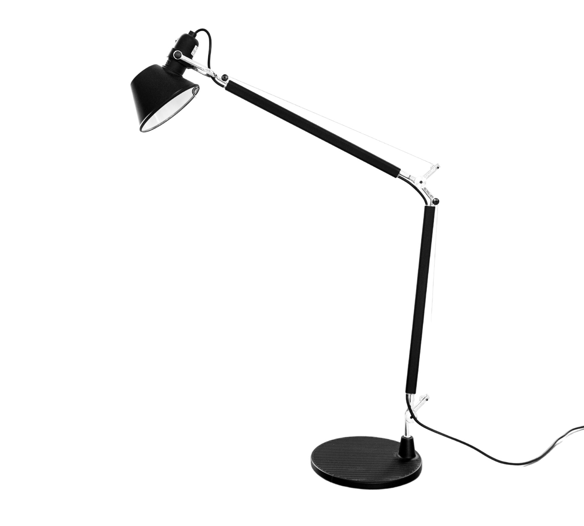 Tolomeo Tavolo Tischleuchte Schwarz Mit Tischfuß Ø 23cm