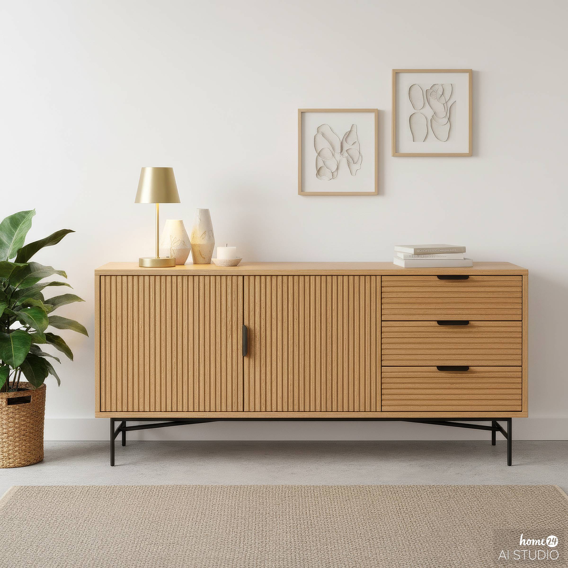 Dros Cordless Table Lamp Dimmable Gold