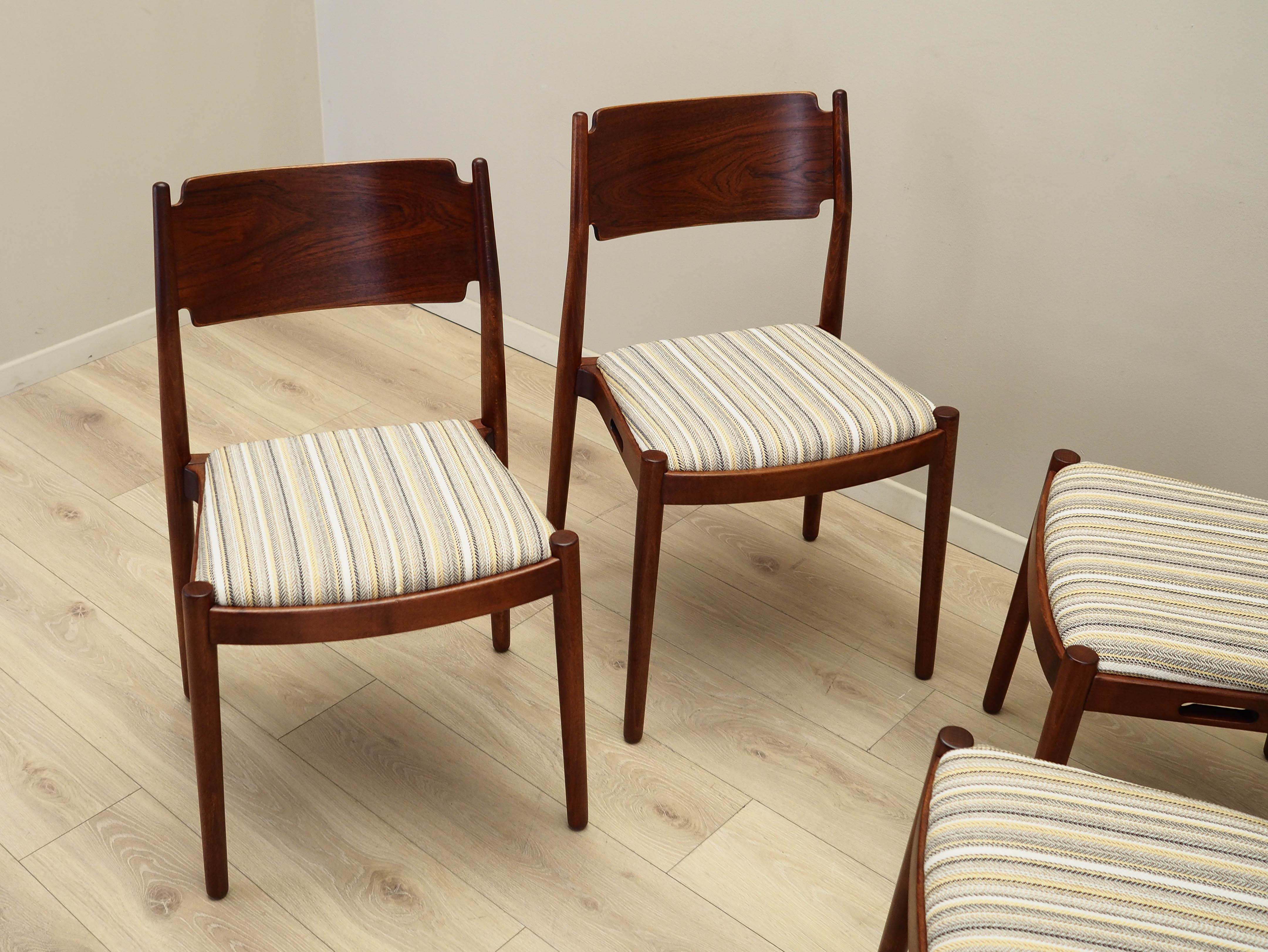 4x Stuhl-Set Mehrfarbig 1970er Jahre