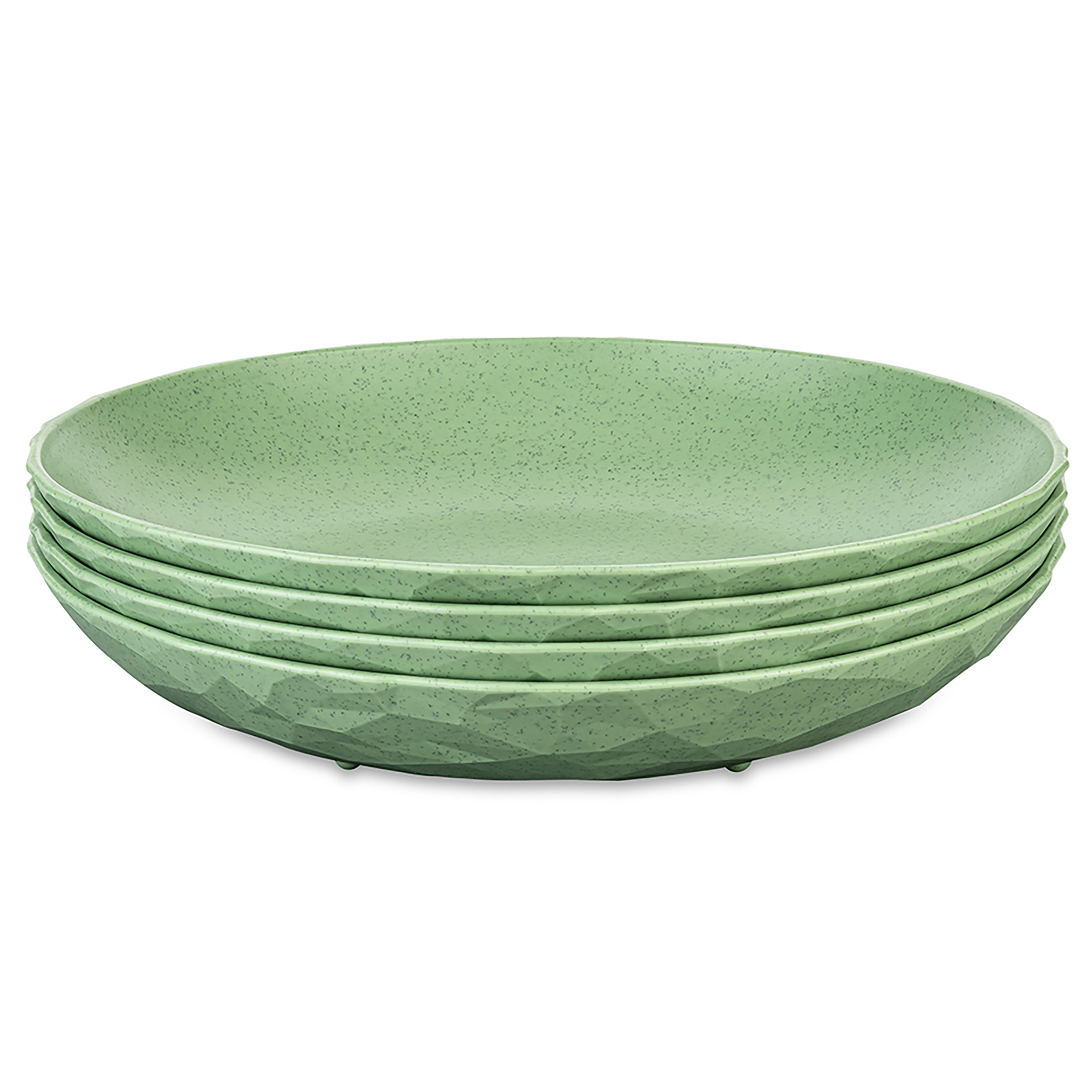 Tief Club Plate Speiseteller Polypropylen Grün