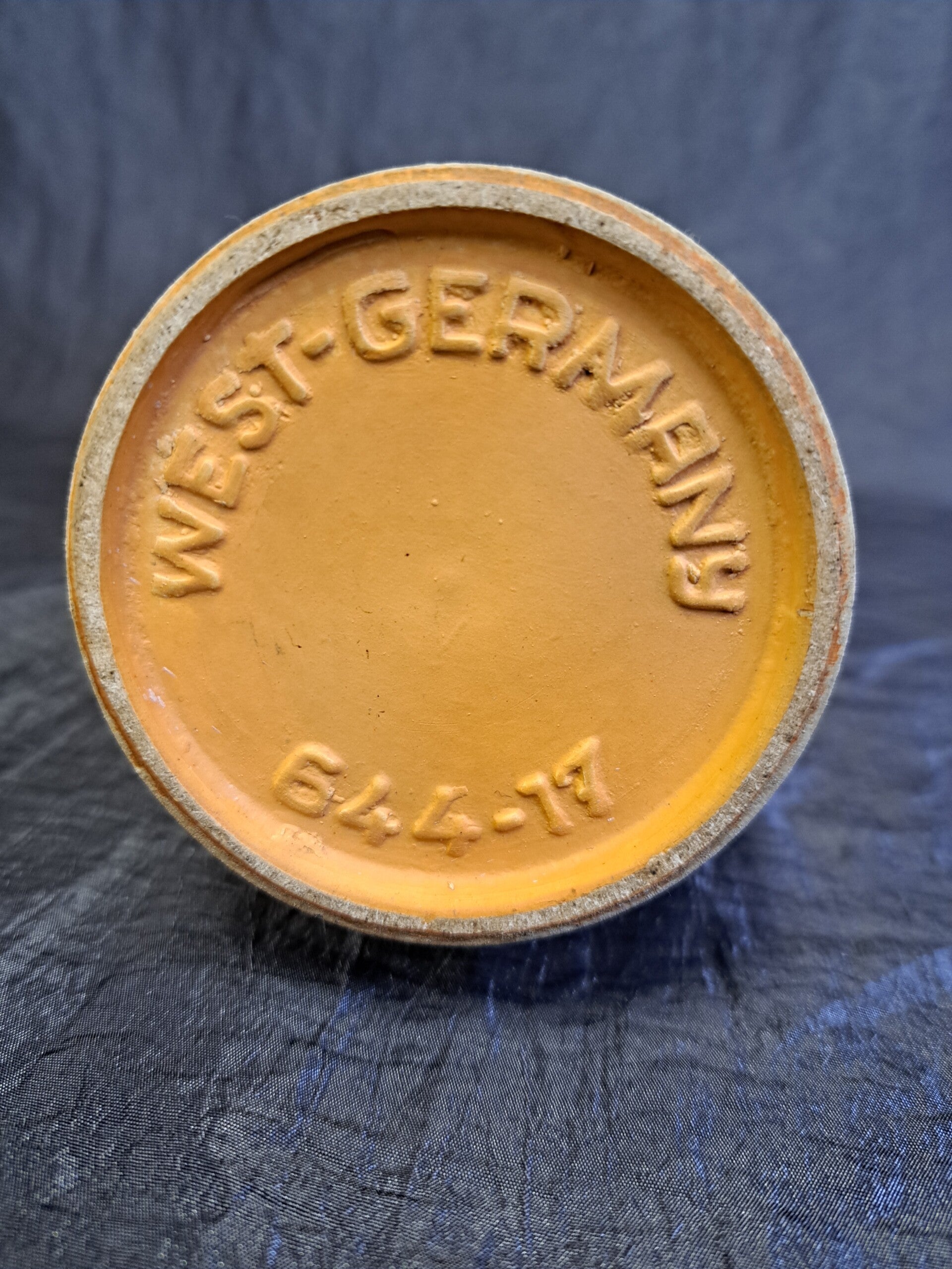 Vintage Vase Ceramic White Black