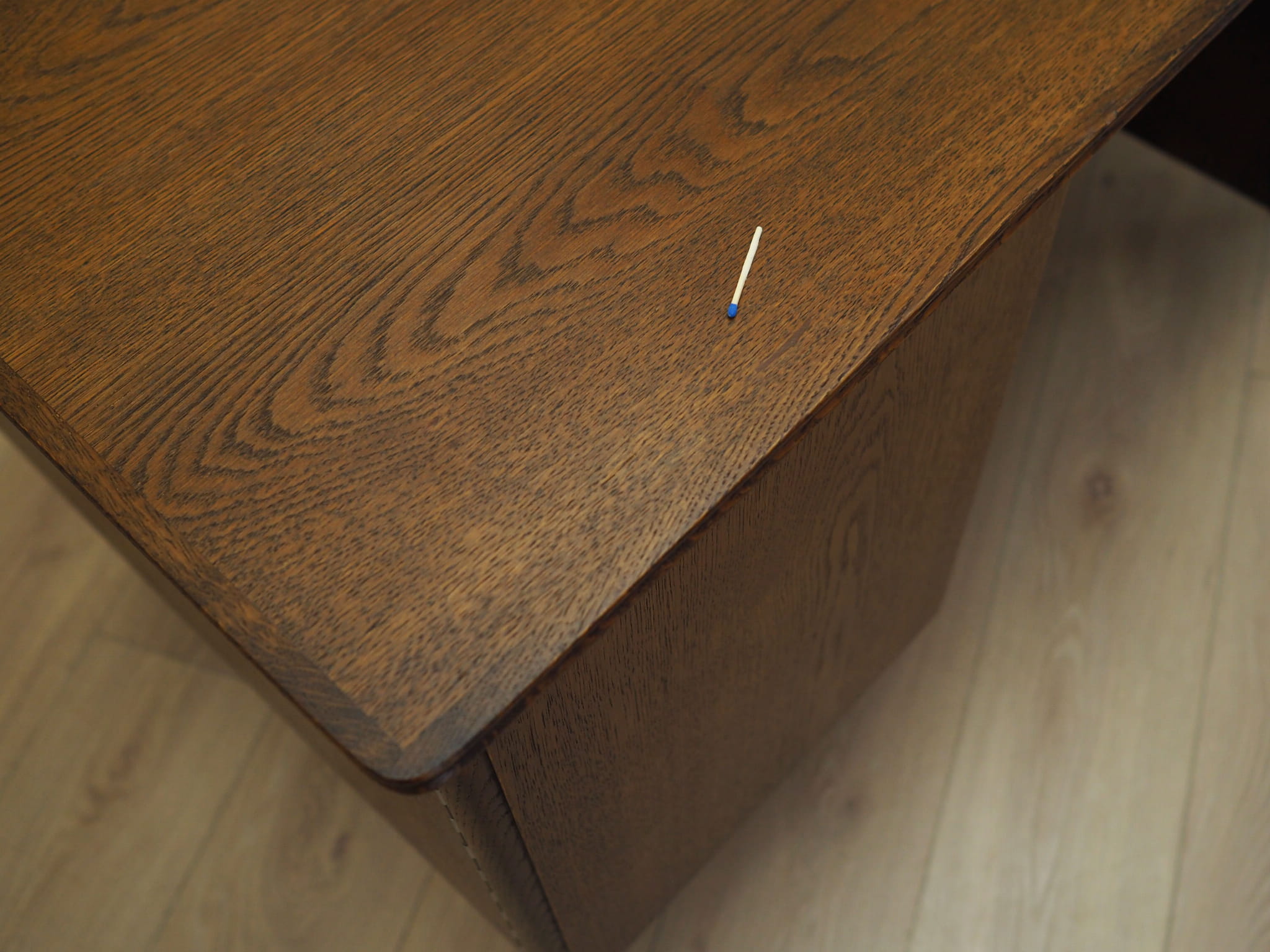 Schreibtisch Holz Braun 1970er Jahre 