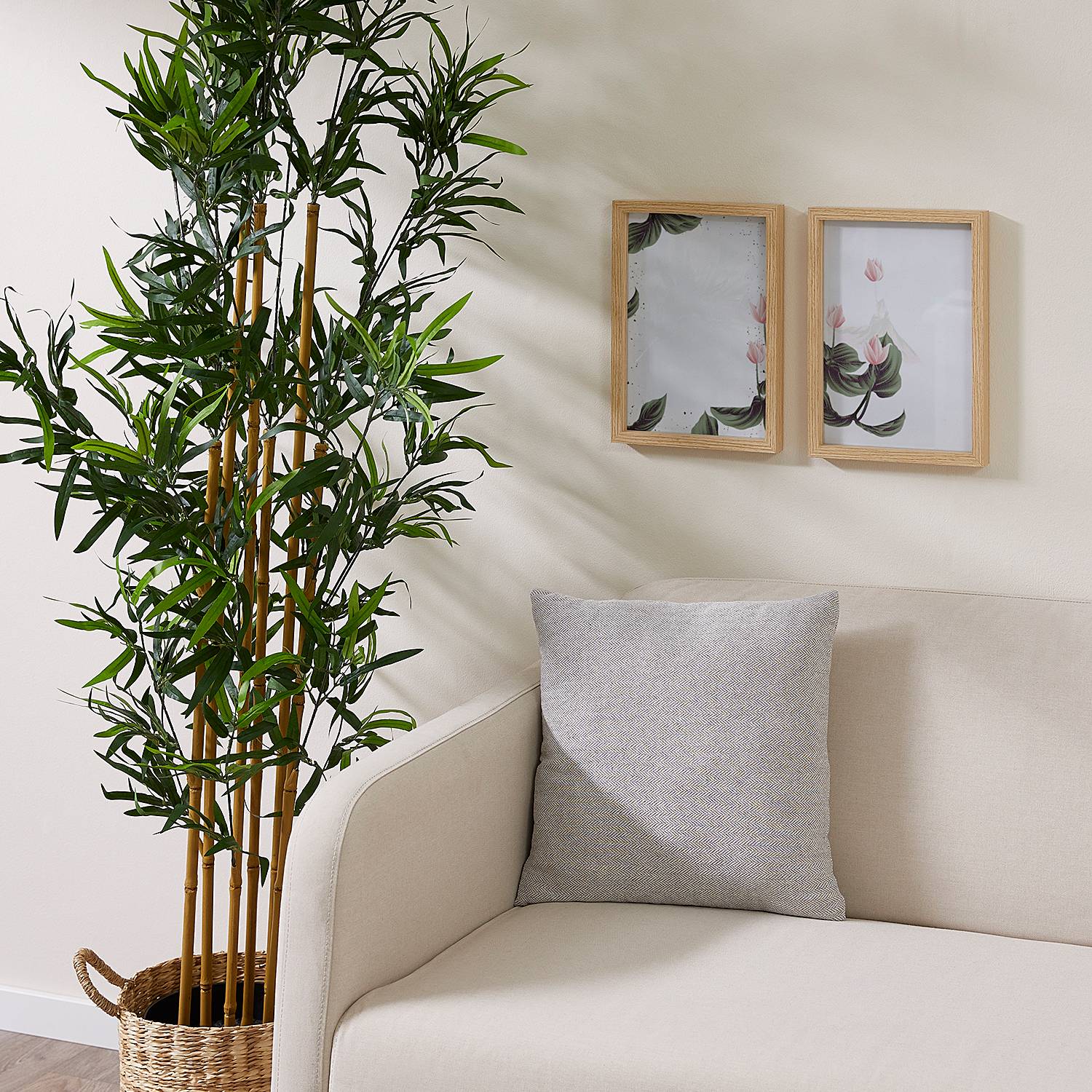Jenny Kissen Polyester Hellgrau