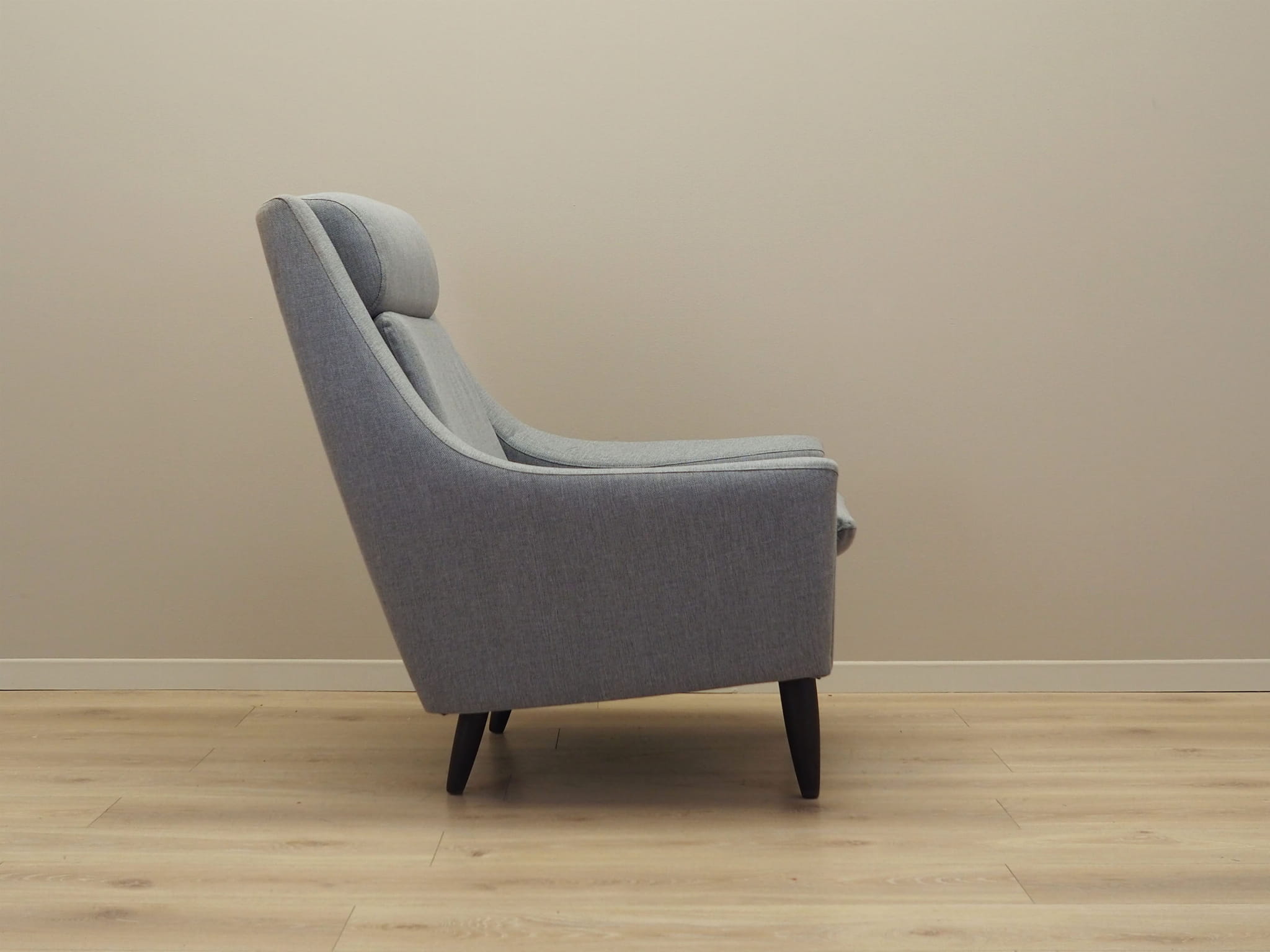 Armchair Textile Wood Grey 1970s