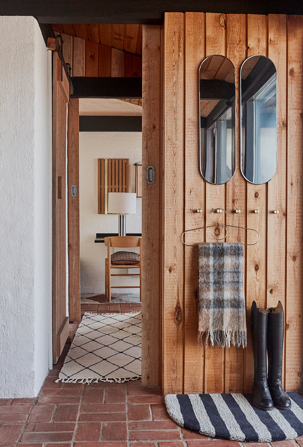 2x Pin Hooks Brass Copper