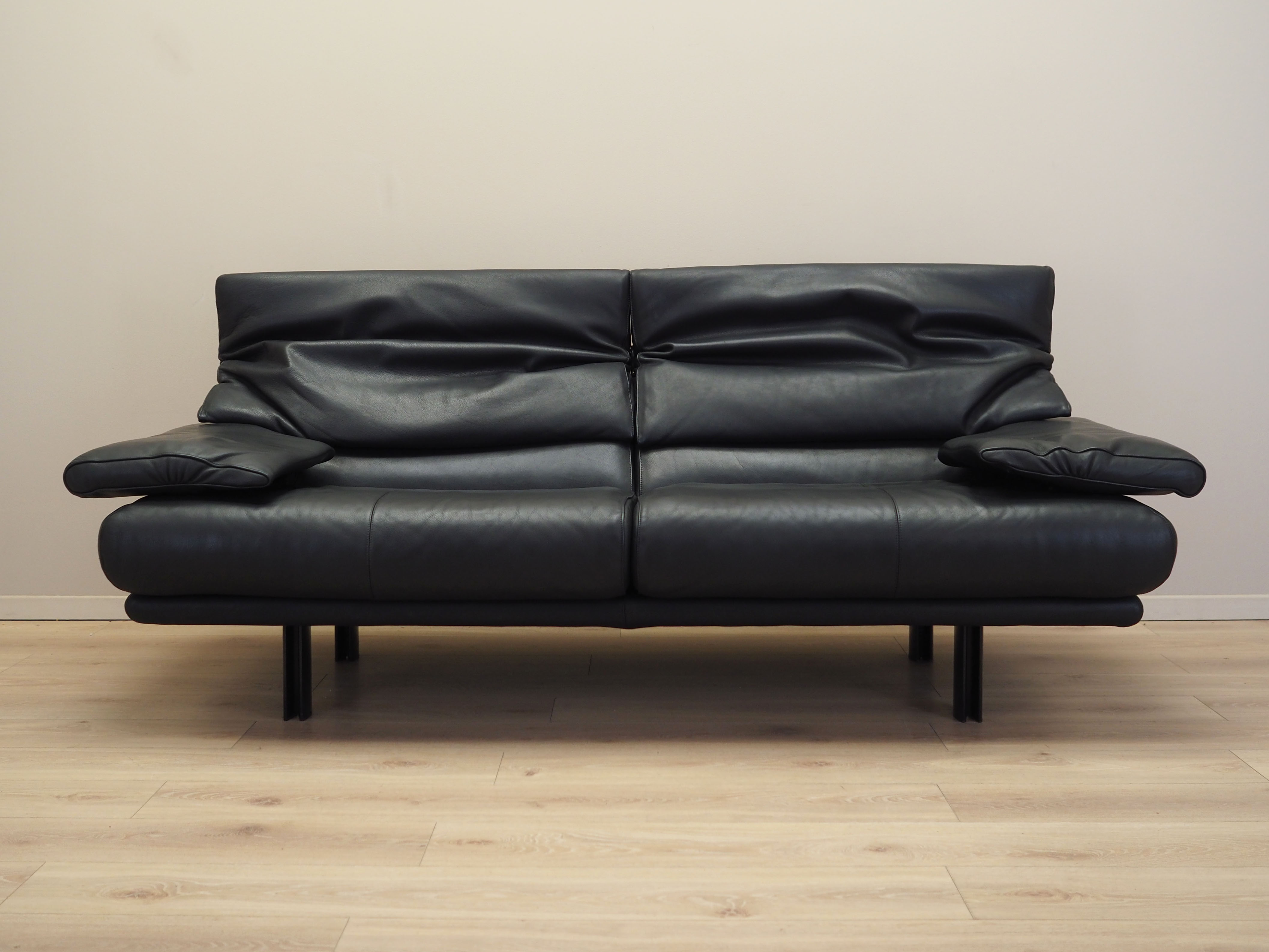 Alanda Sofa Leder 1980er Jahre