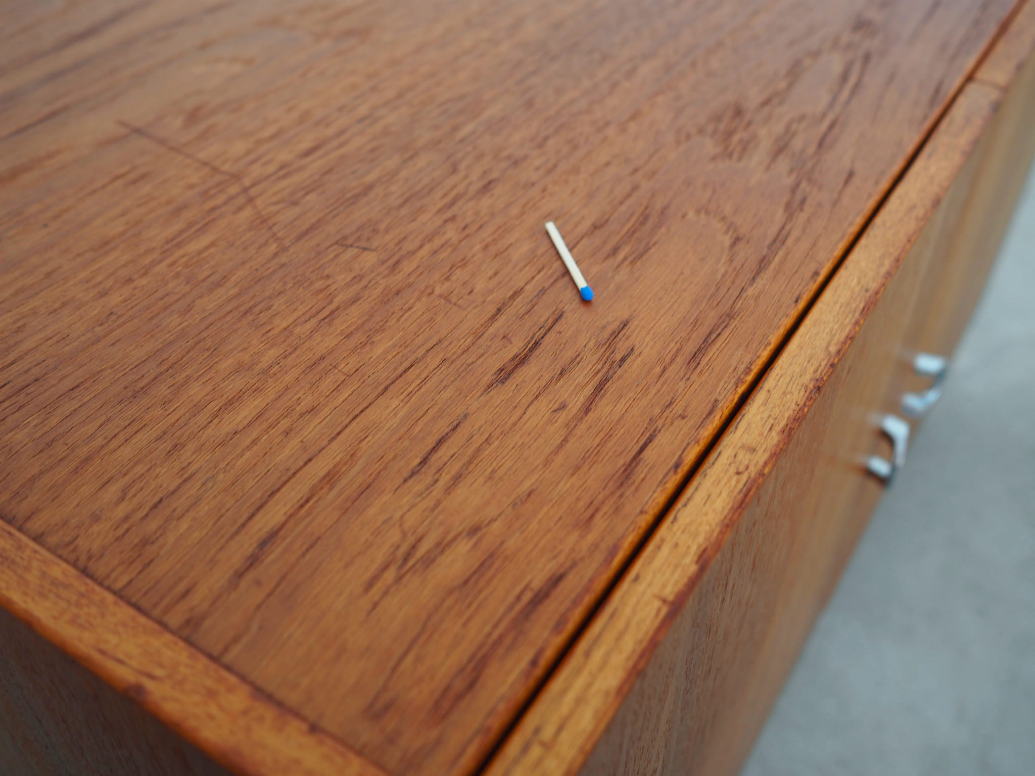 Vintage cabinet teak brown 1970s