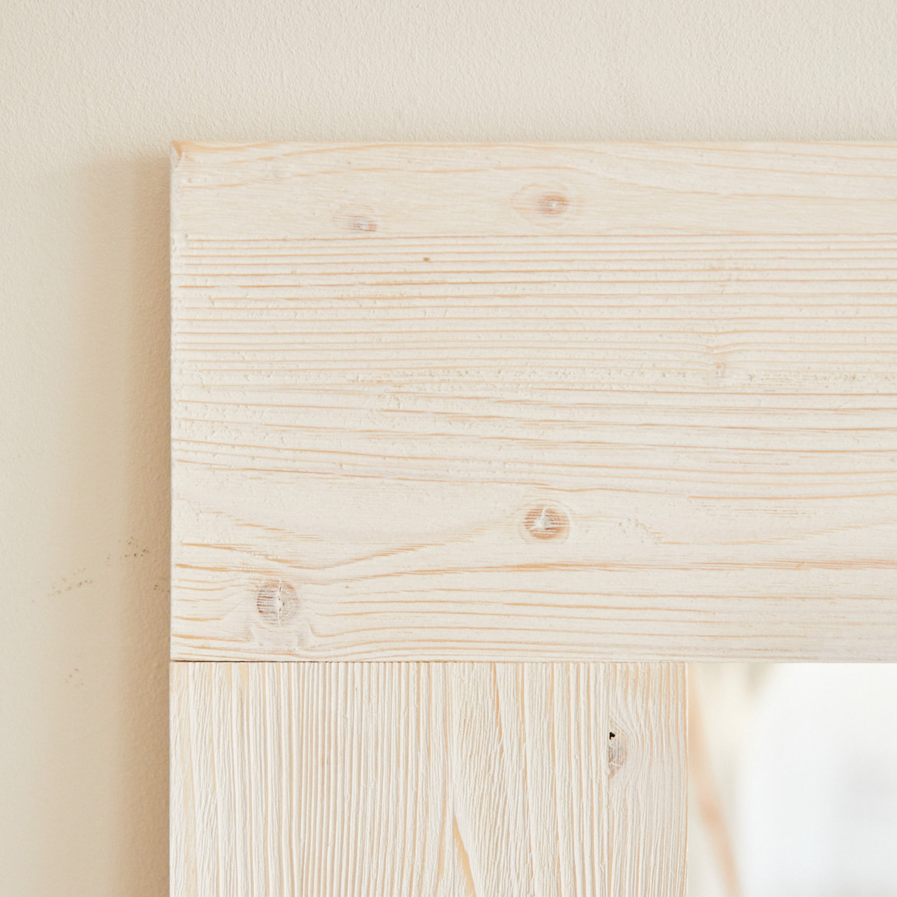 Akake Spiegel Holz Weiß