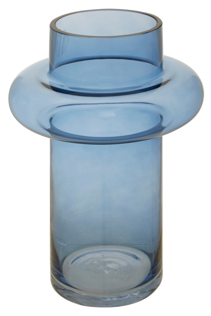 Cabrina Großer Glasvase Blau