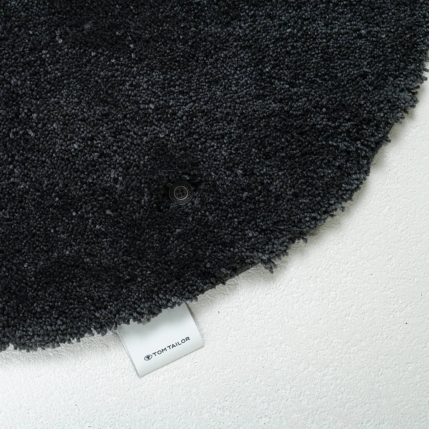 Badvorleger Cozy Bath Uni Oval Anthrazit