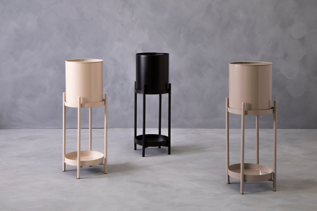 Asher Two-Tier Plant Stand Grey