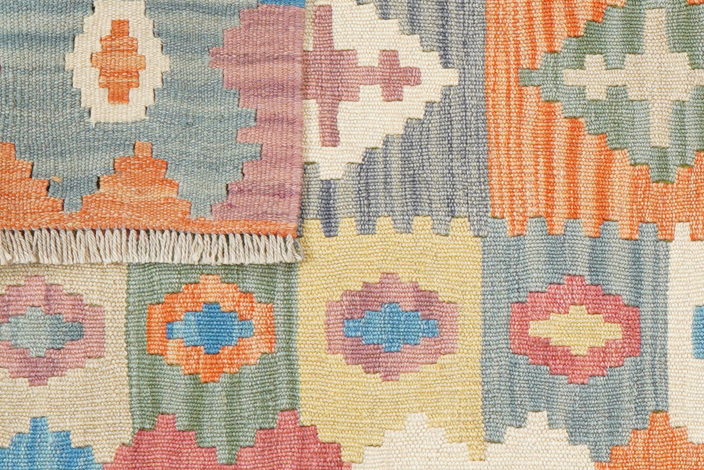 Kelim Gashgai Carpet Wool Multicolored